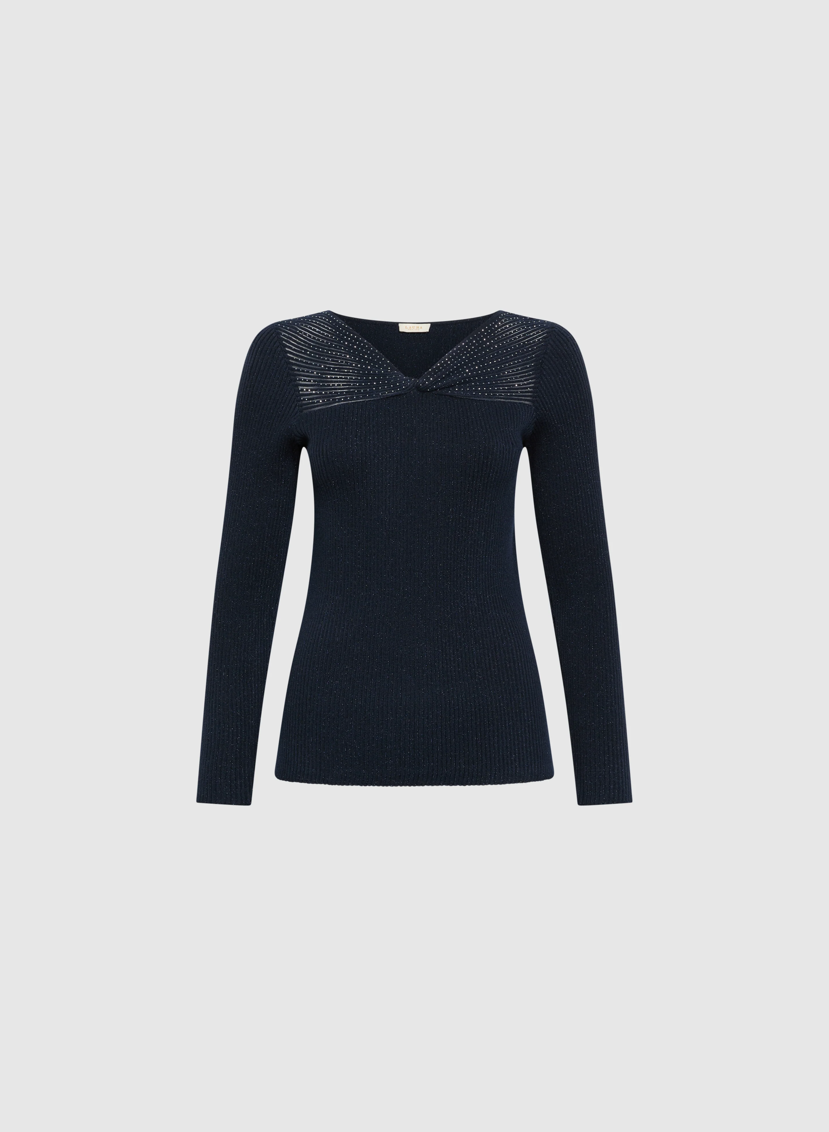 Metallic Knit Sweater - Image 6