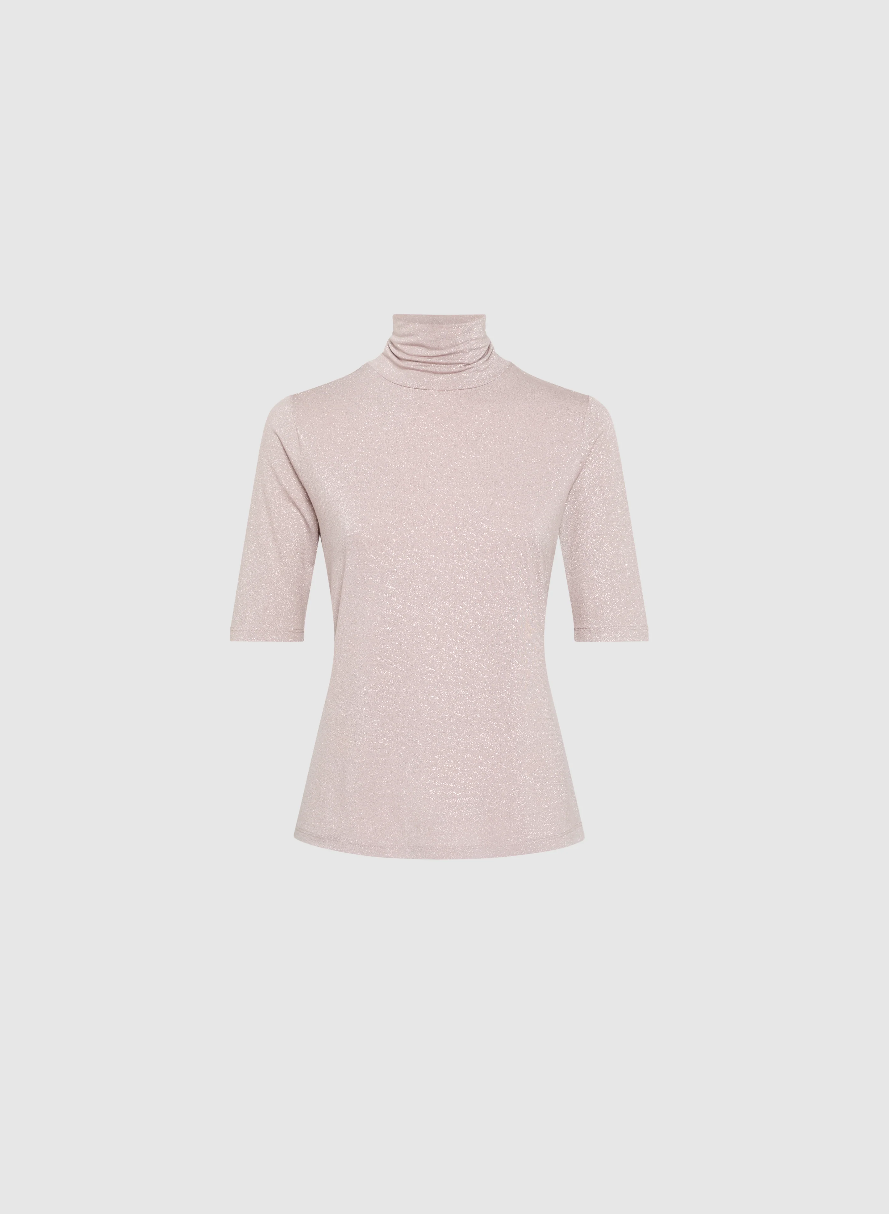 Metallic Knit Turtleneck Top - Image 6