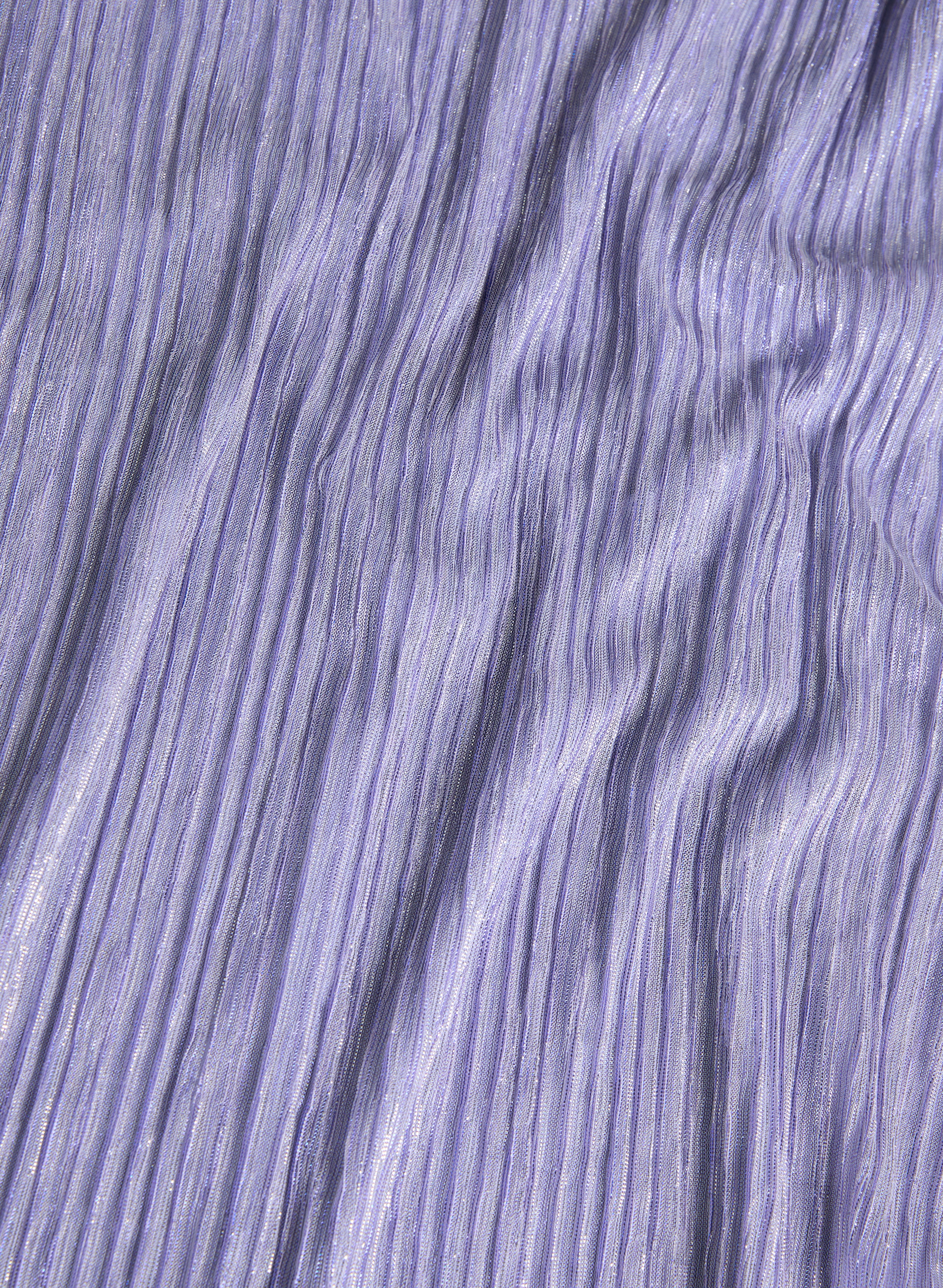 Metallic Pleated Dress - Image 7