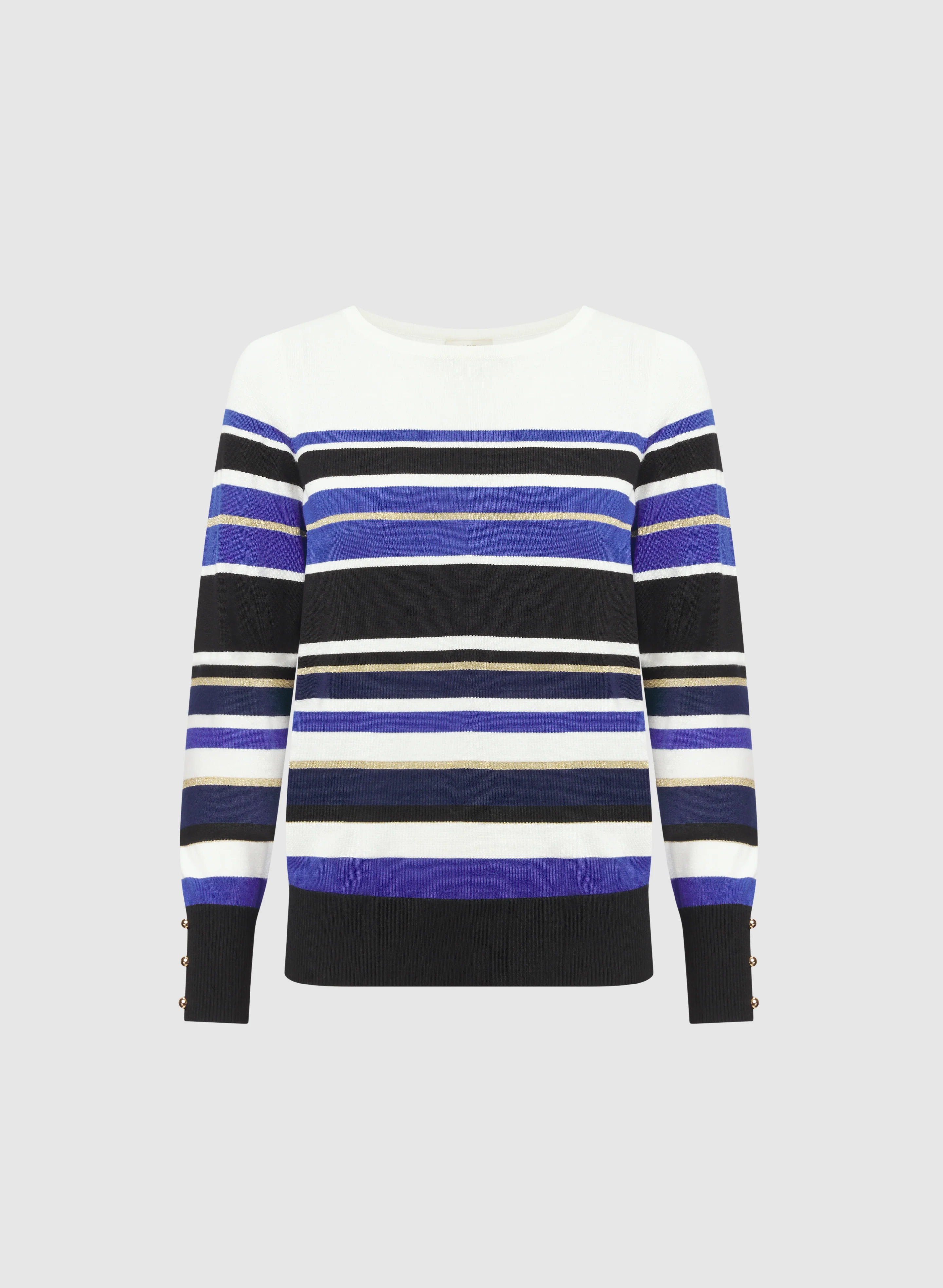 Metallic Striped Sweater - Image 6