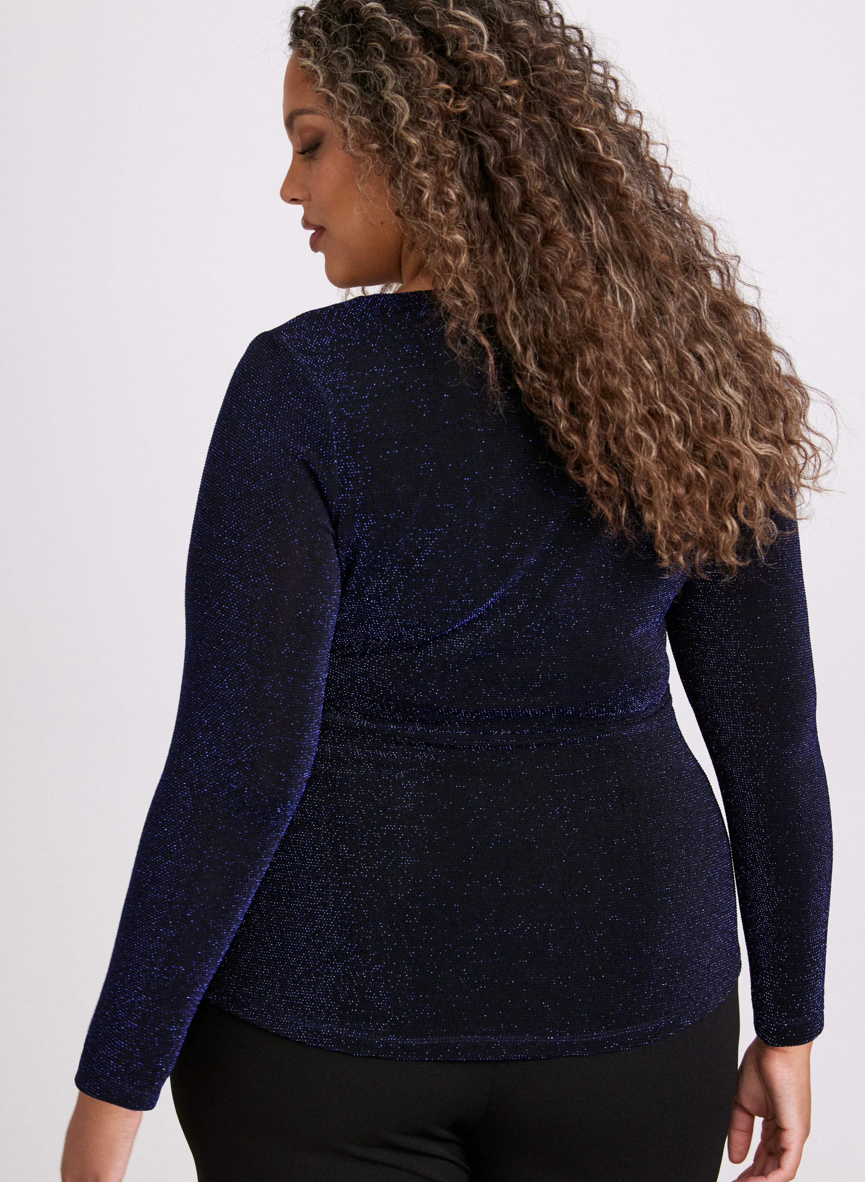 Metallic Twist Detail Top - Image 4