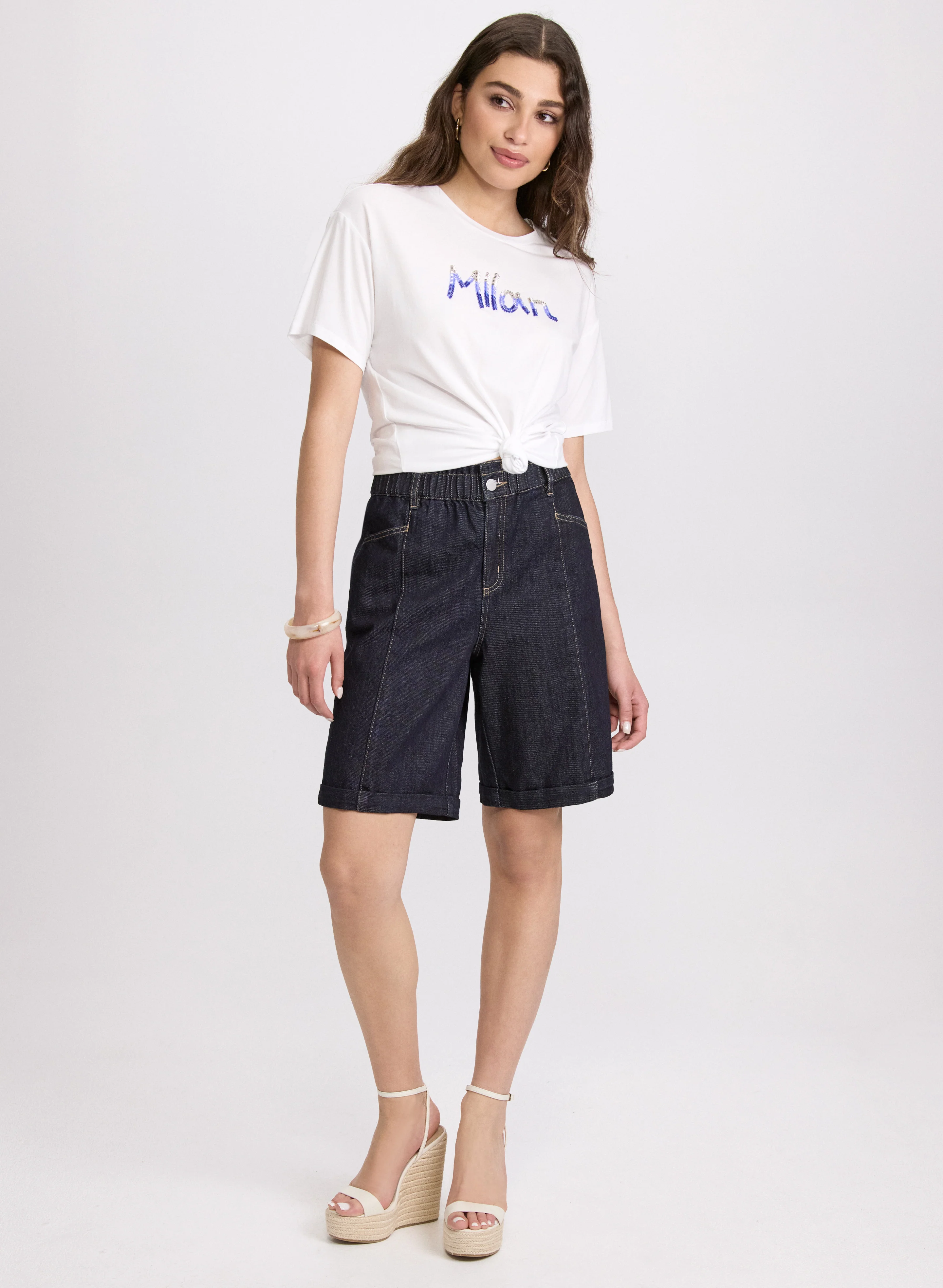 'Milan' Sequin T-Shirt - Image 3