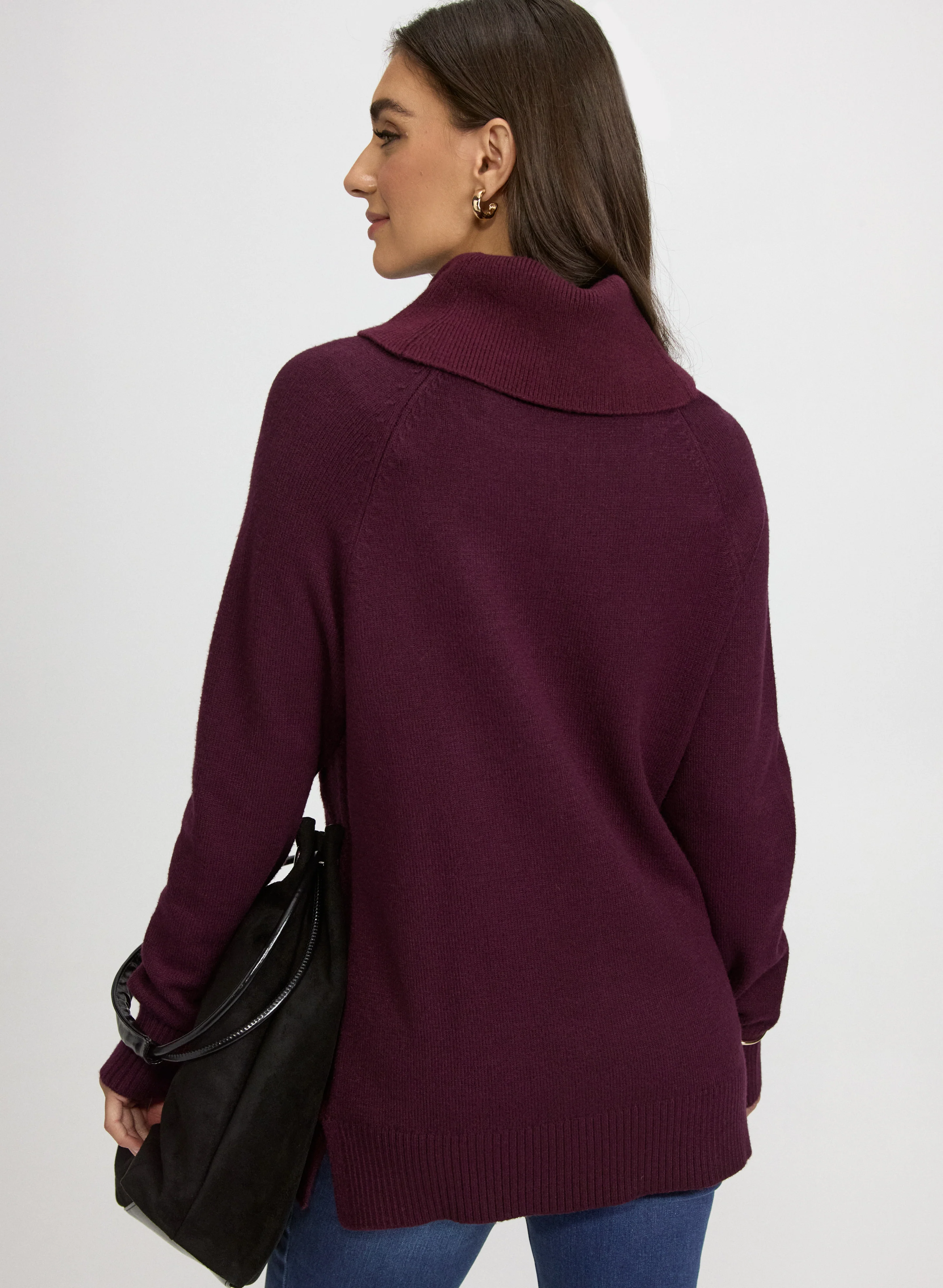Mixed Knit Pullover - Image 4