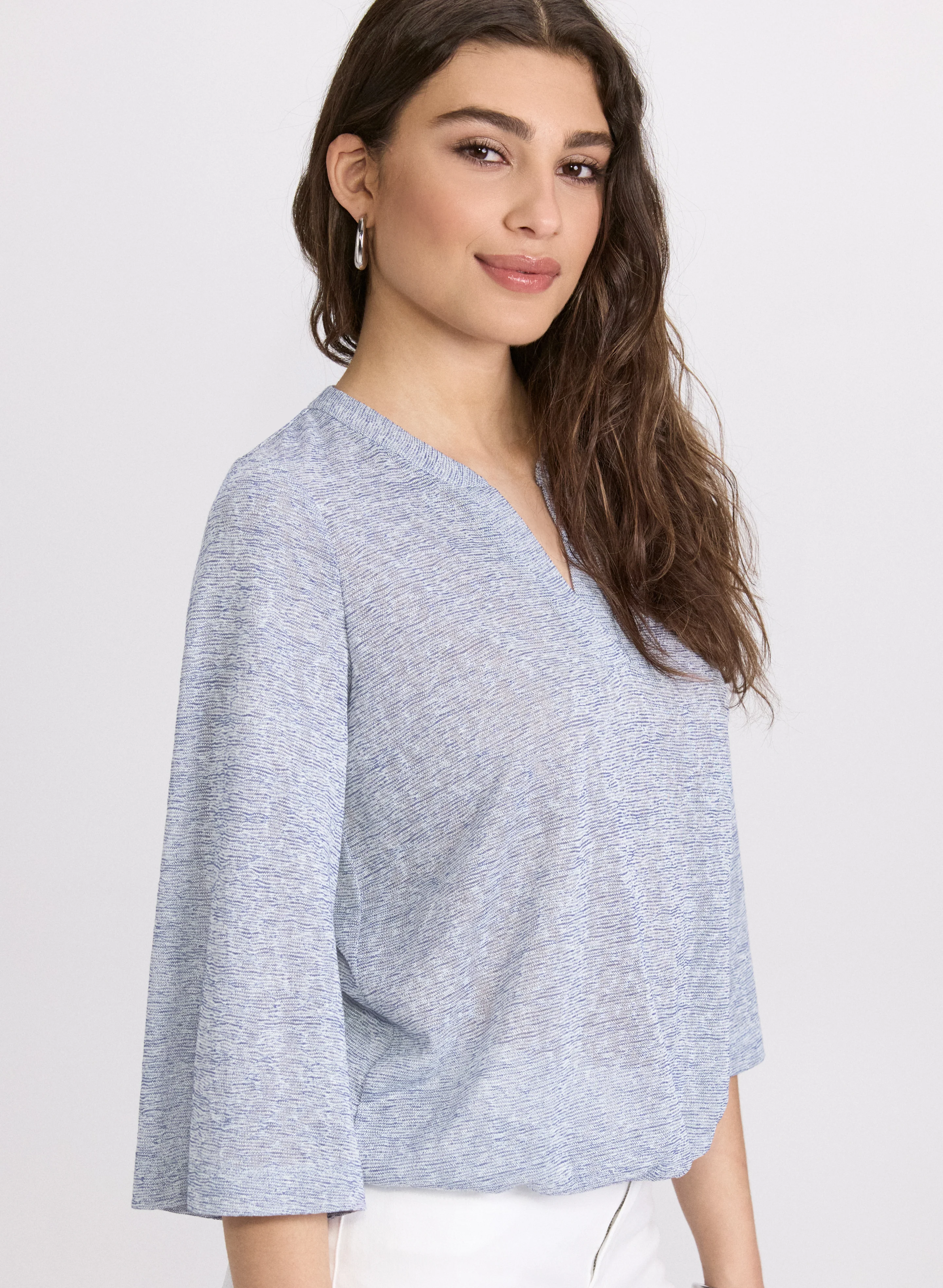Mixed Knit Top - Image 2