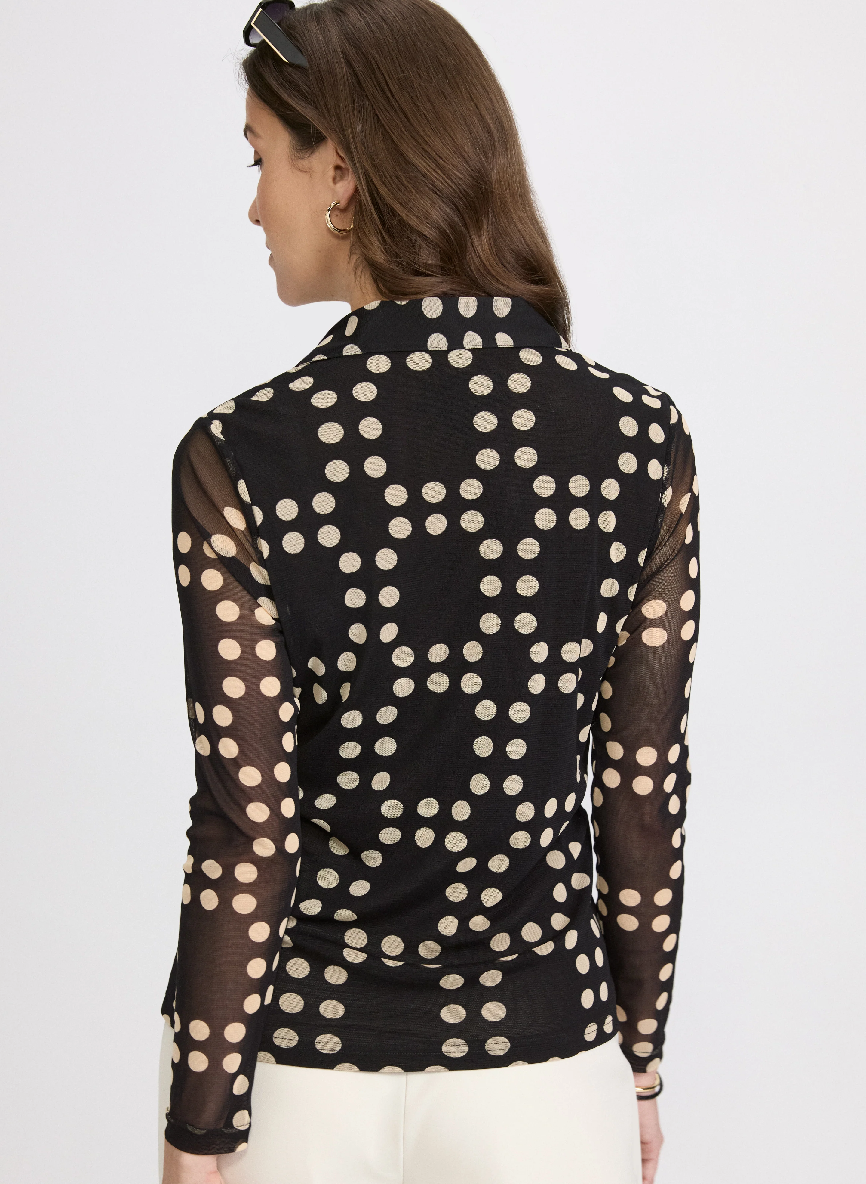 Mixed Polka Dot Top - Image 4