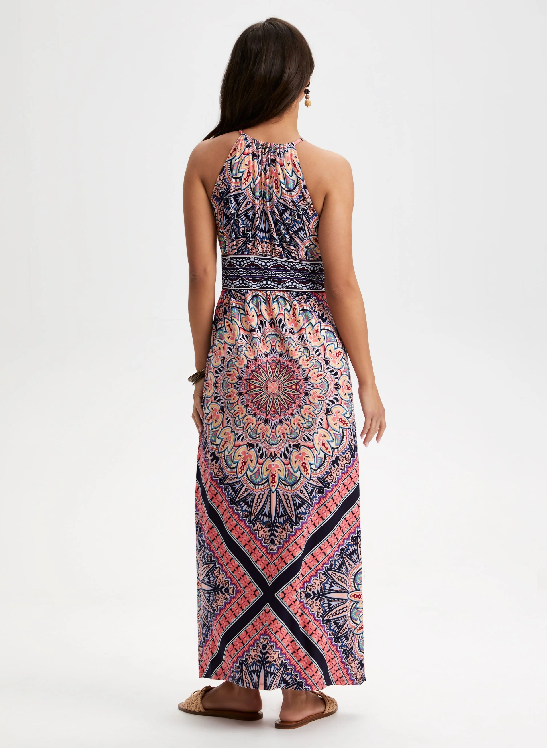 Mixed Print Maxi Dress - Image 4