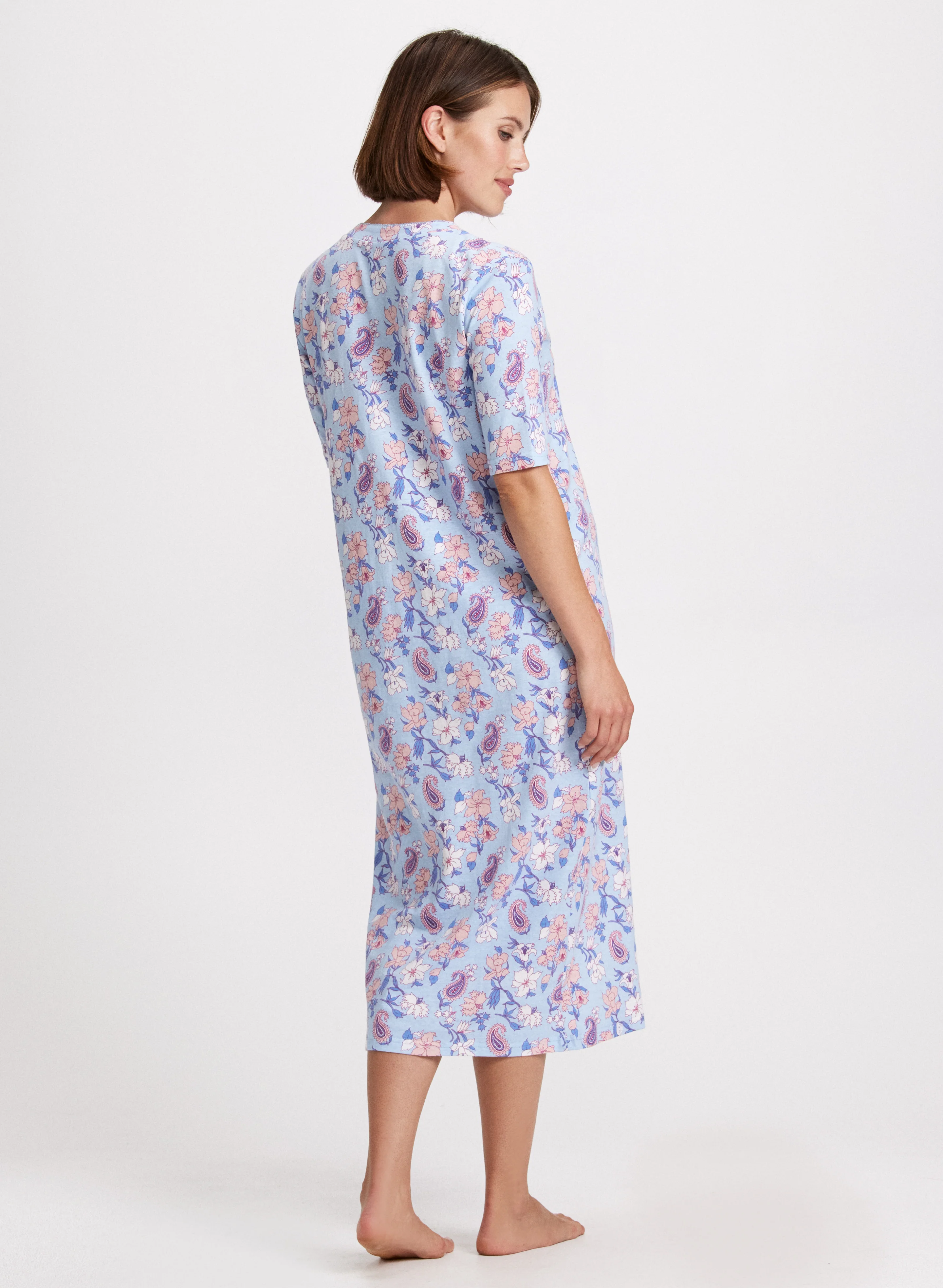 Mixed Print Nightgown - Image 2