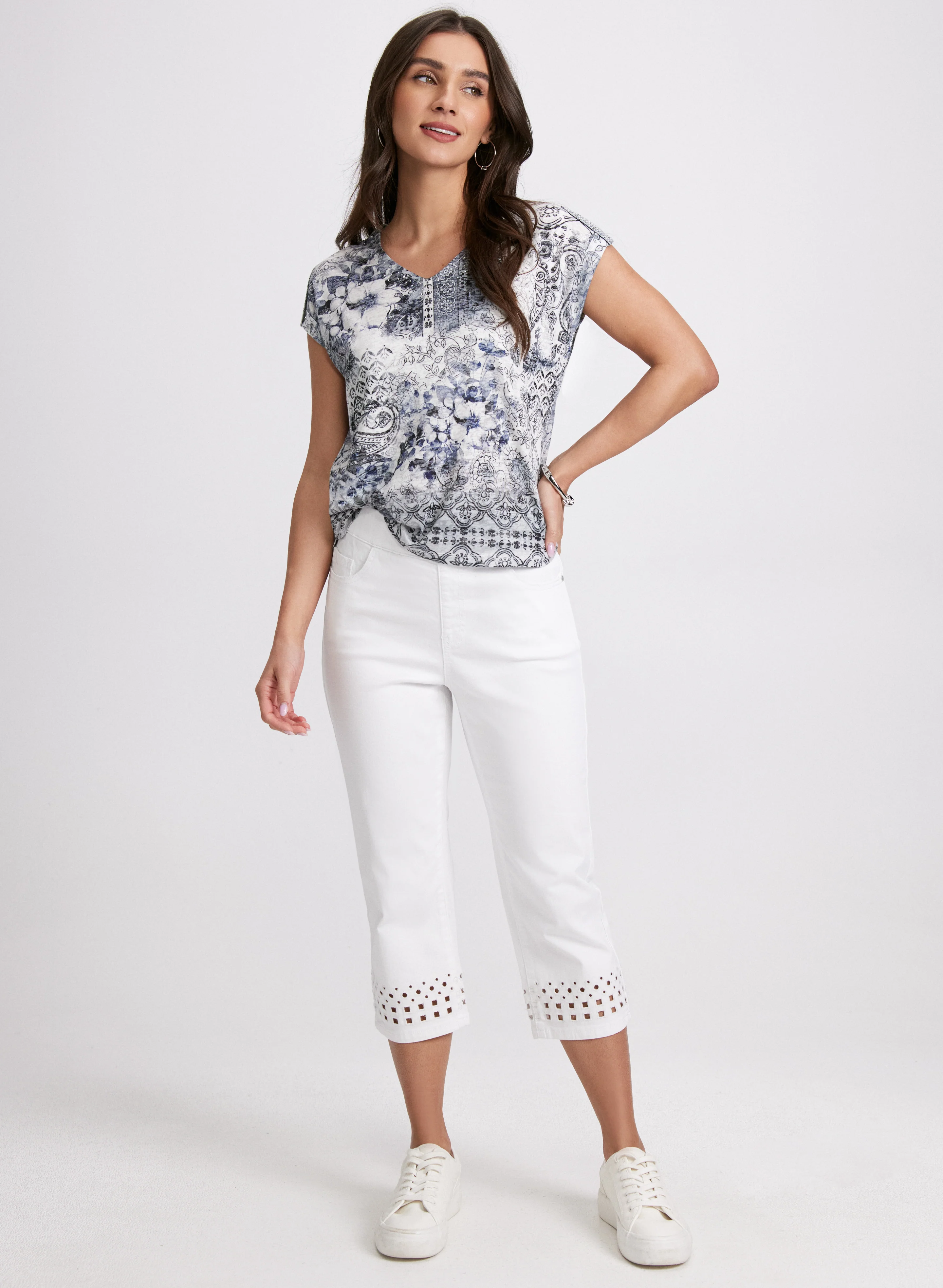 Mixed Print T-Shirt - Image 3
