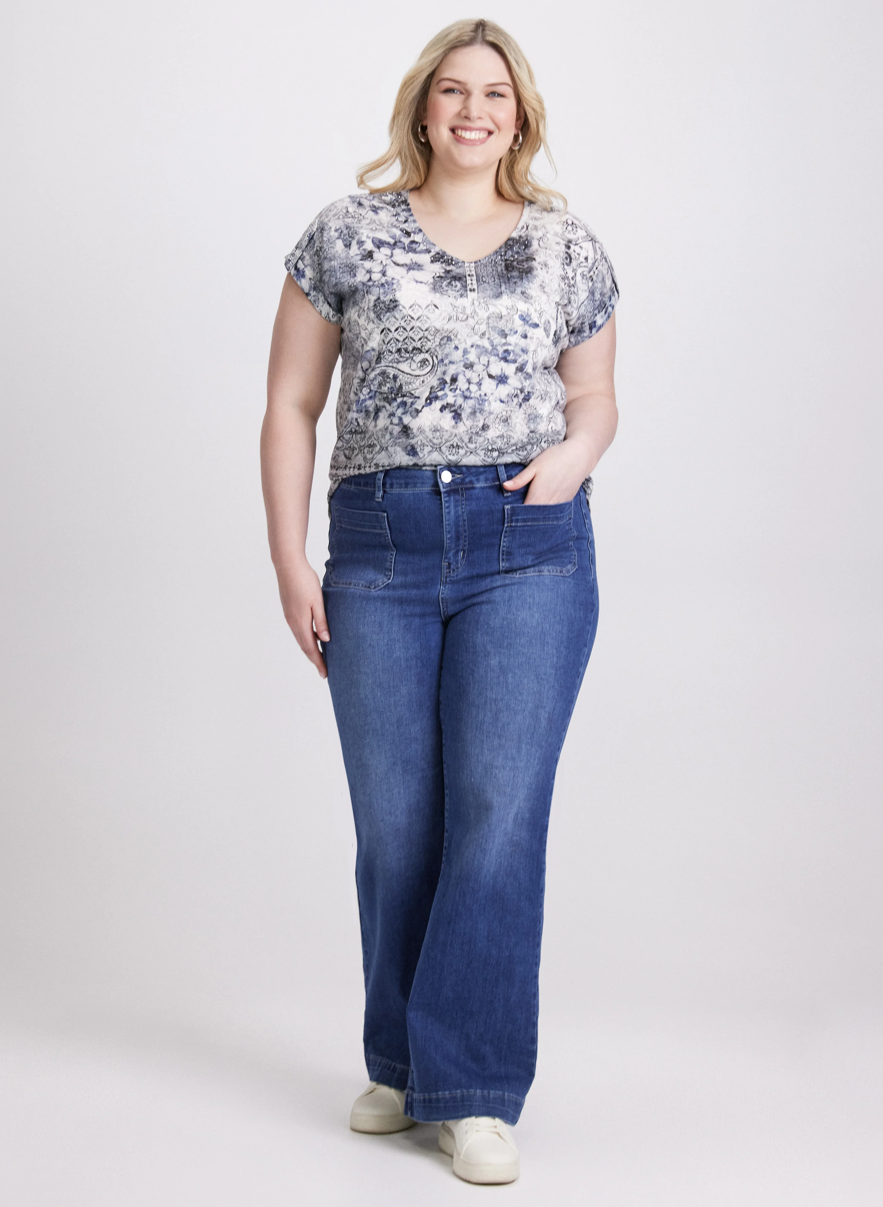 Mixed Print T-Shirt - Image 3