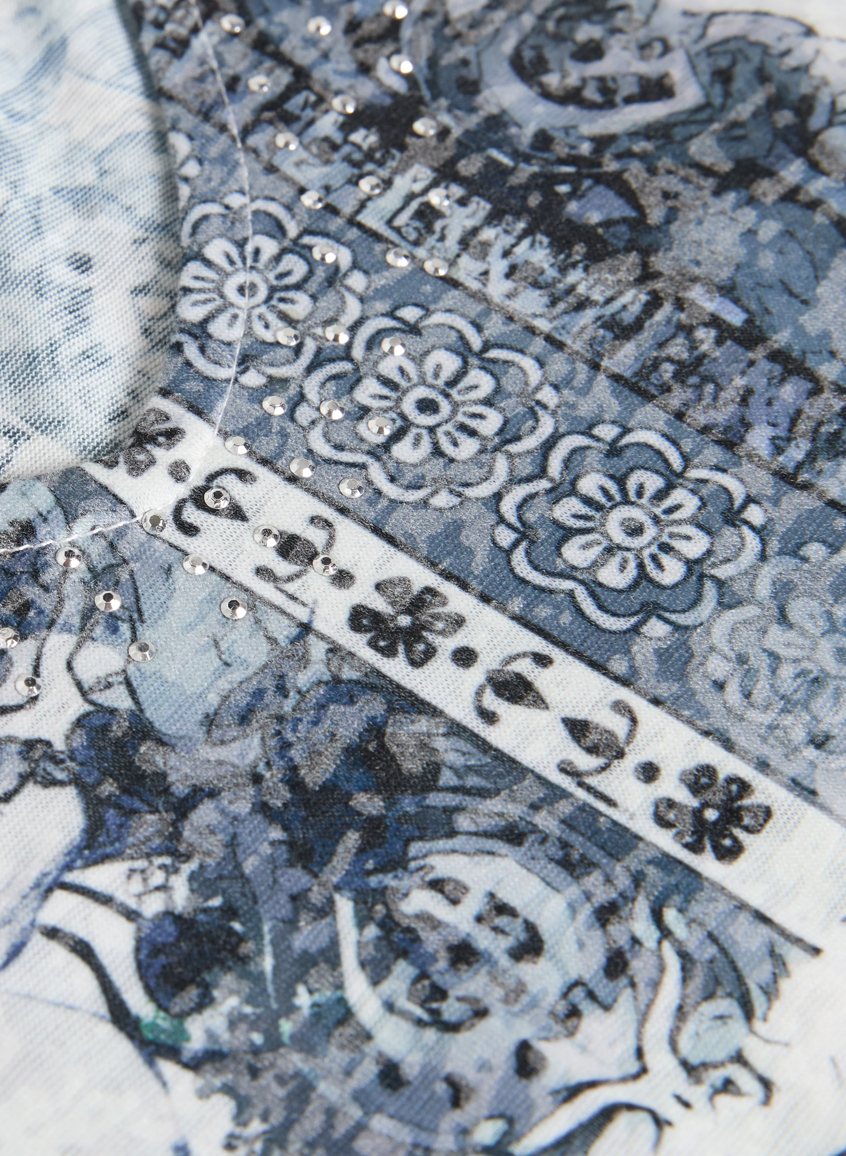 Mixed Print T-Shirt - Image 7