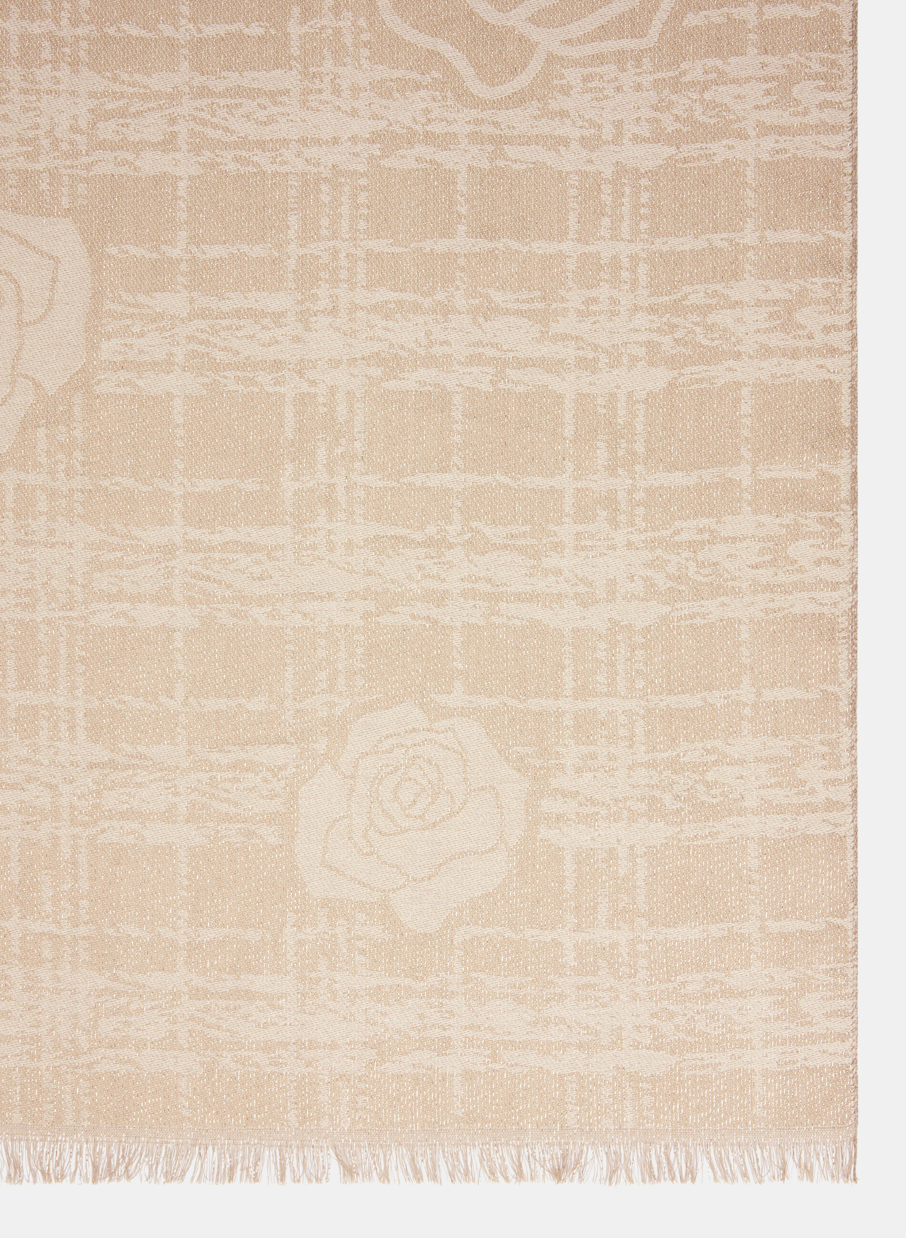 Mixed Rose Print Scarf - Image 3