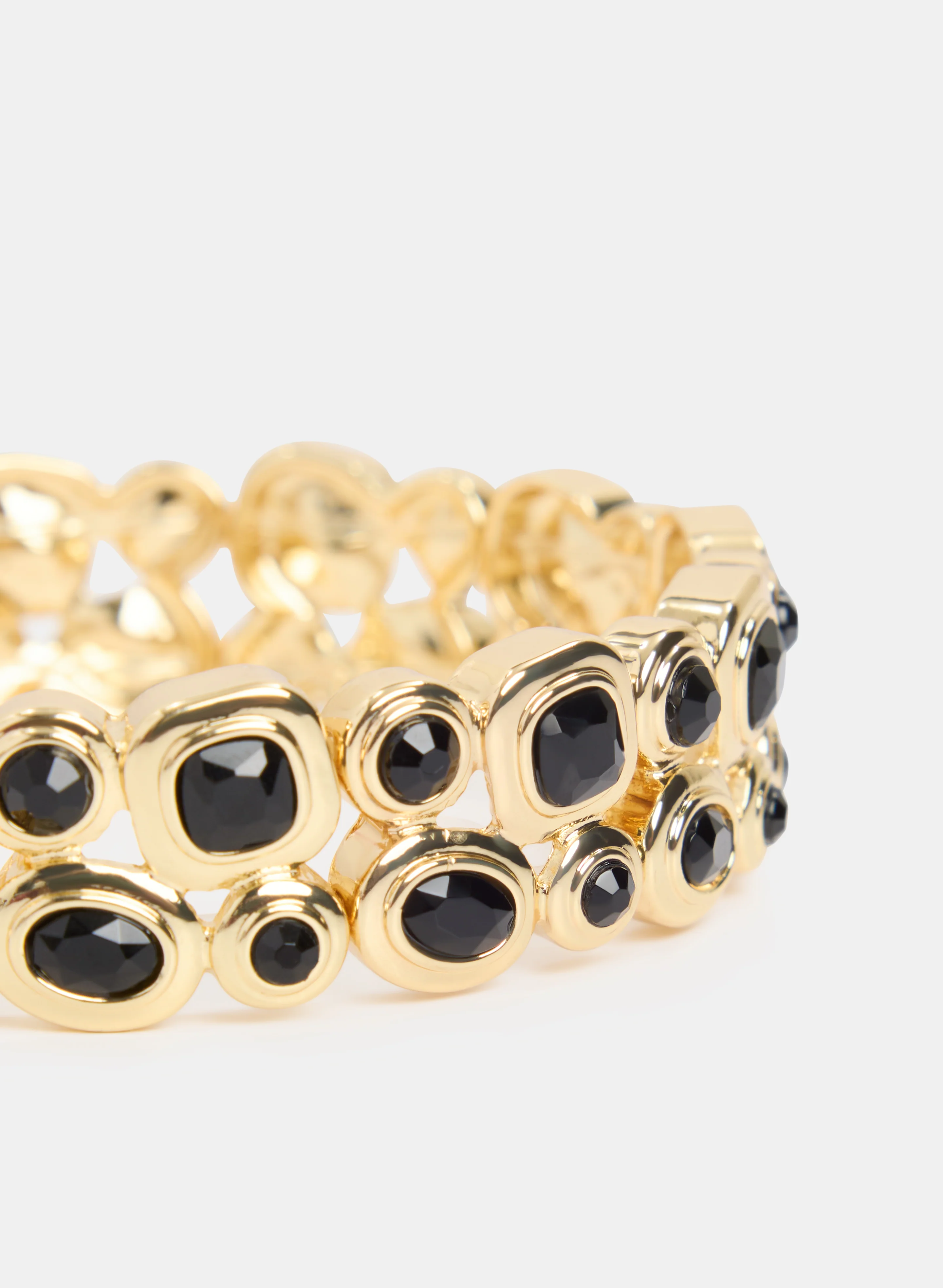 Mixed Stone Shape Bracelet - Plus - Image 2