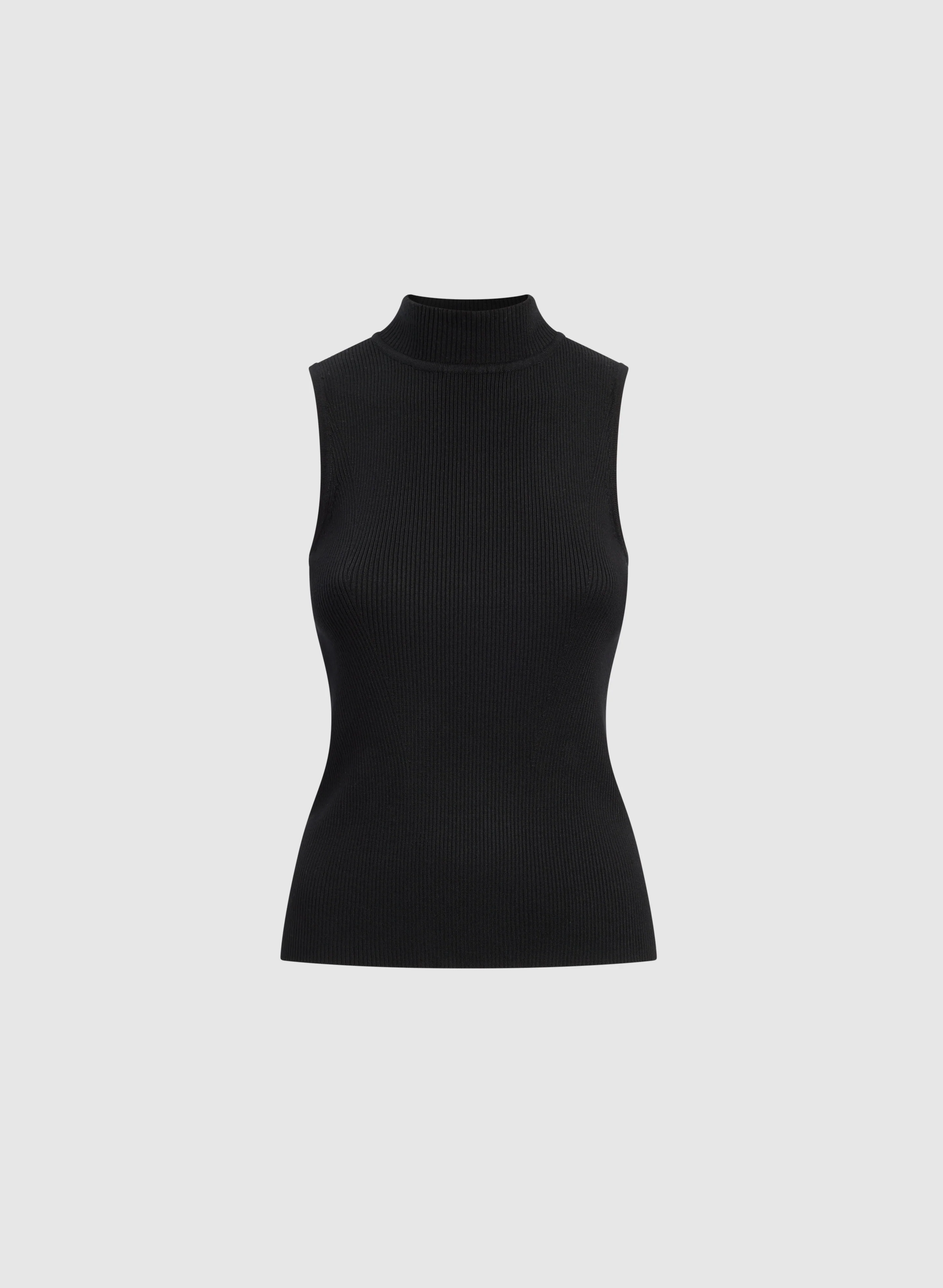 Mock Neck Sleeveless Knit - Image 6