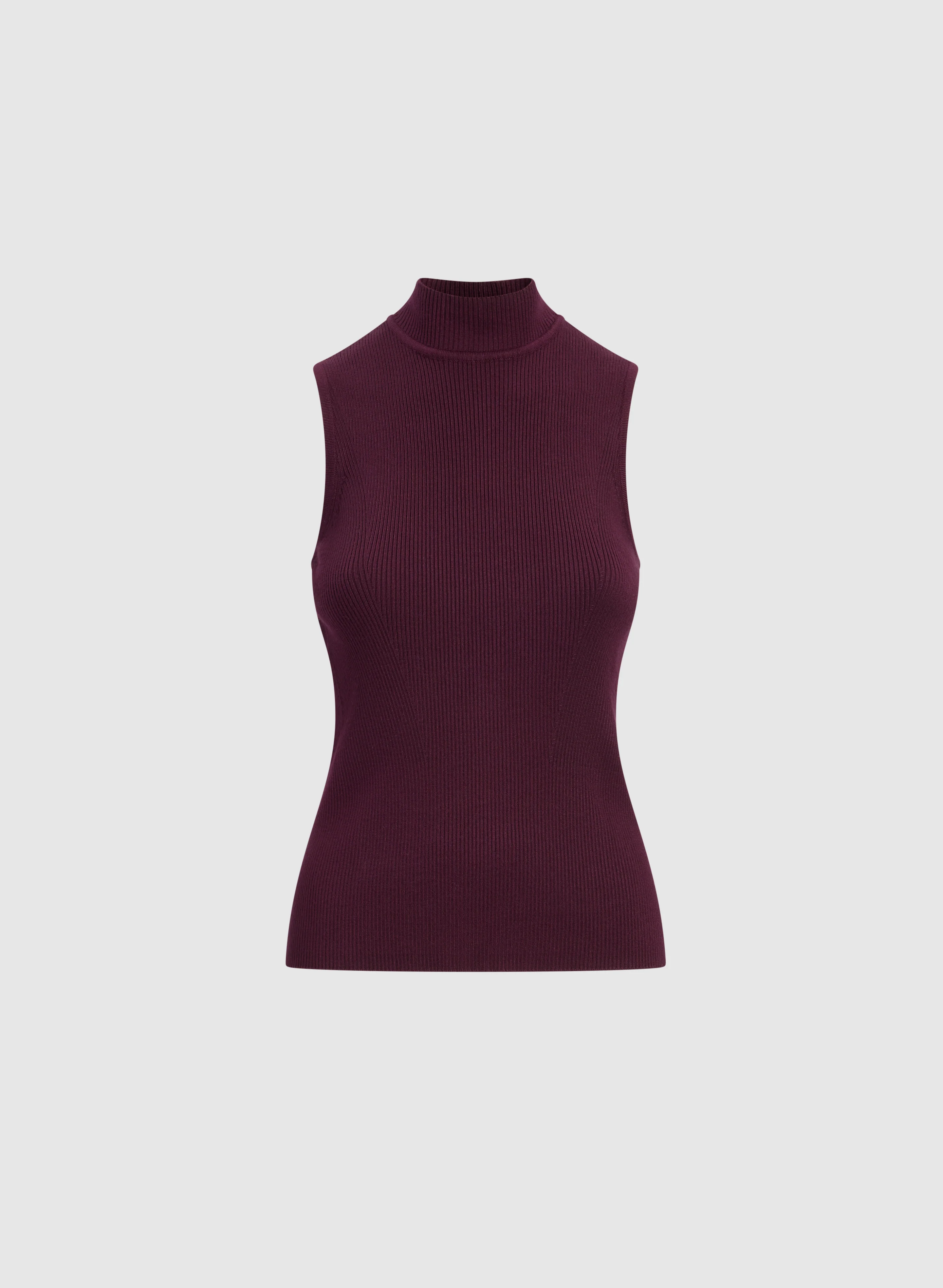 Mock Neck Sleeveless Knit - Image 6