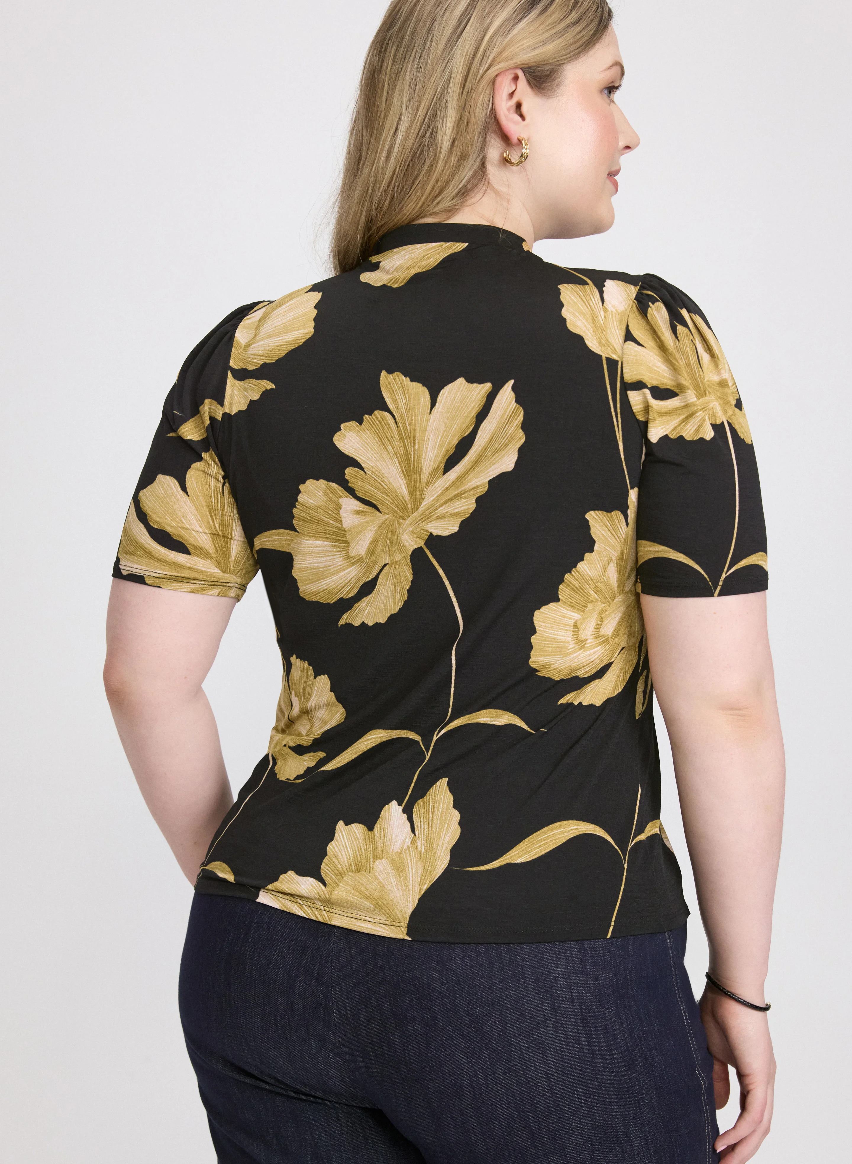 Mock Neck Top - Image 3