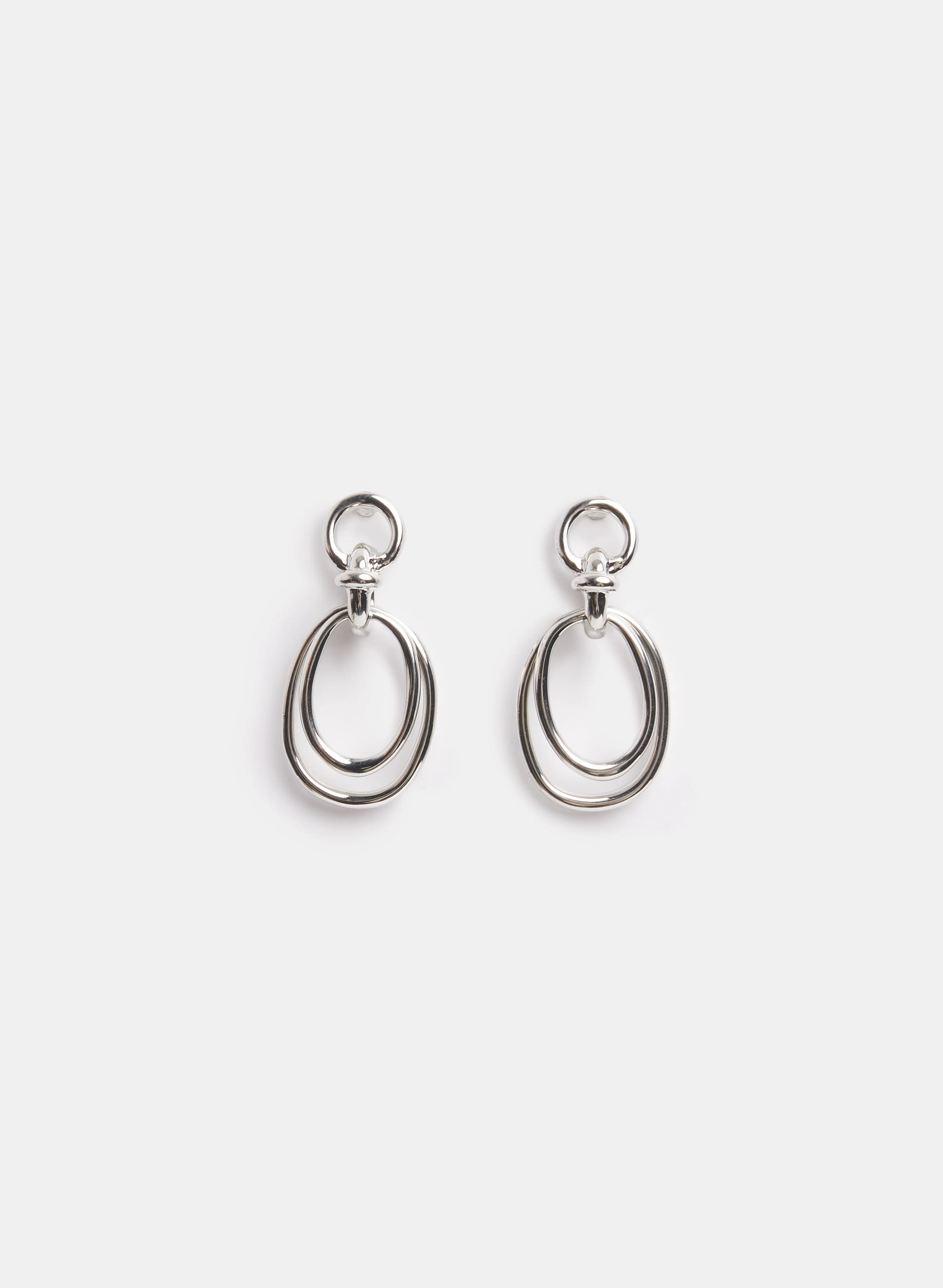 Multi Ring Pendant Earrings