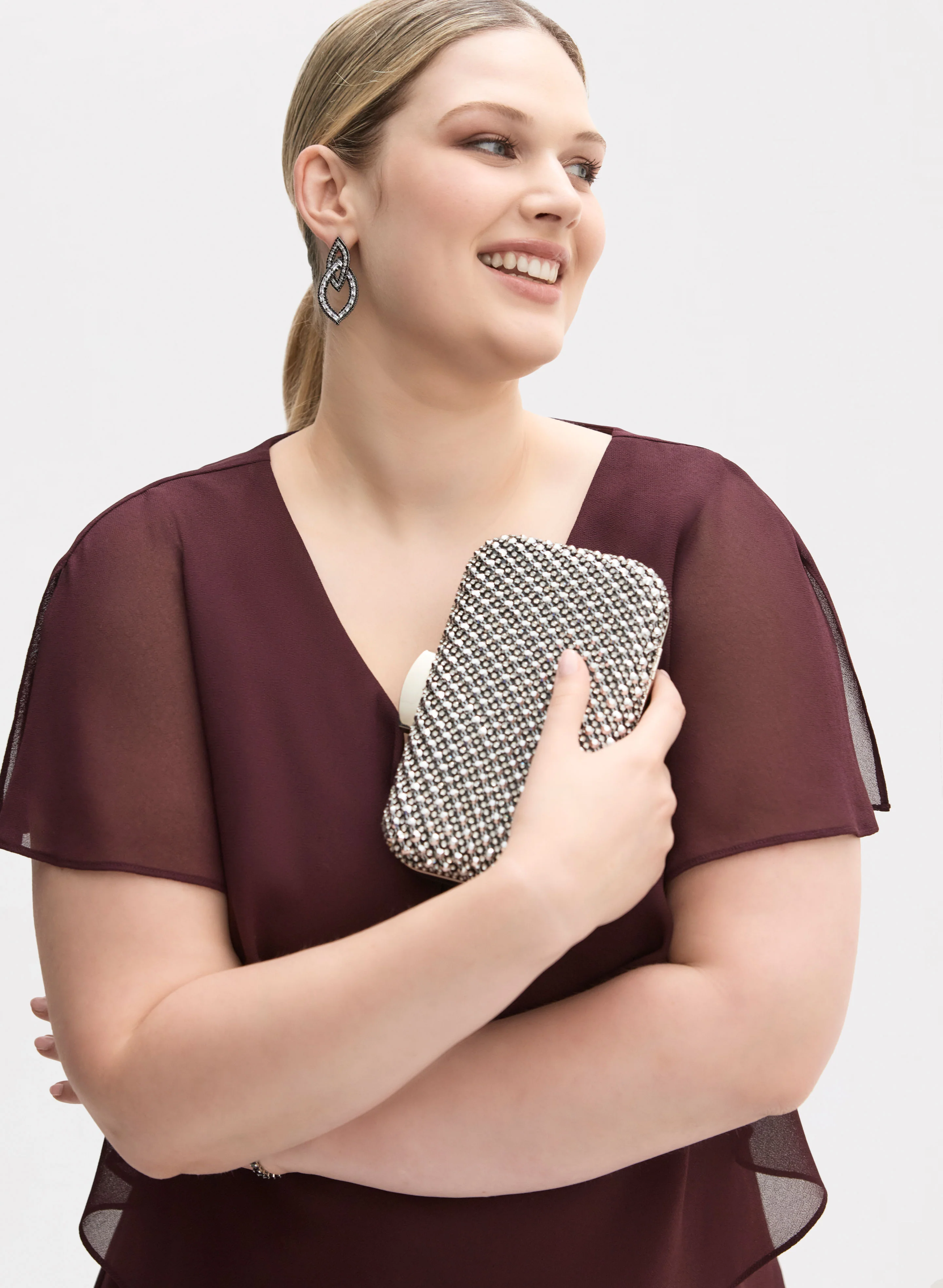 Nailhead Detail Evening Clutch - Image 4