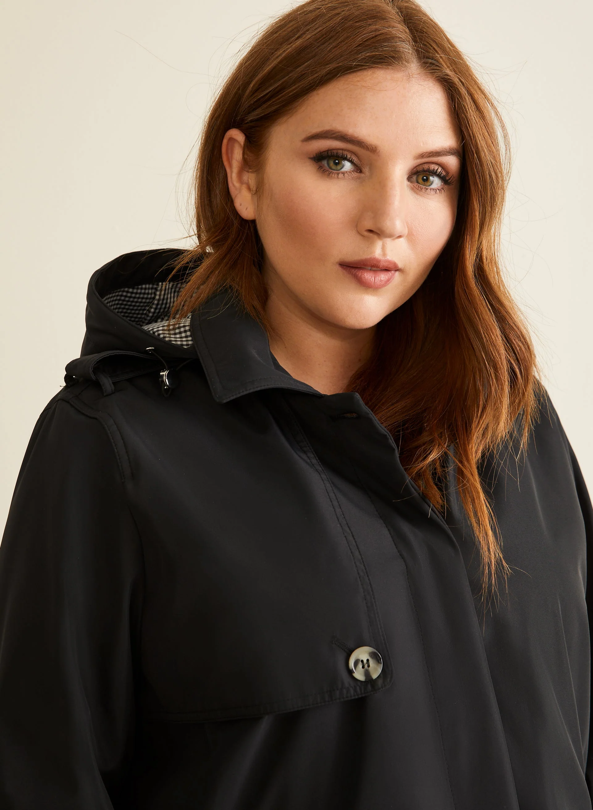 Novelti - Hooded A-Line Coat - Image 4