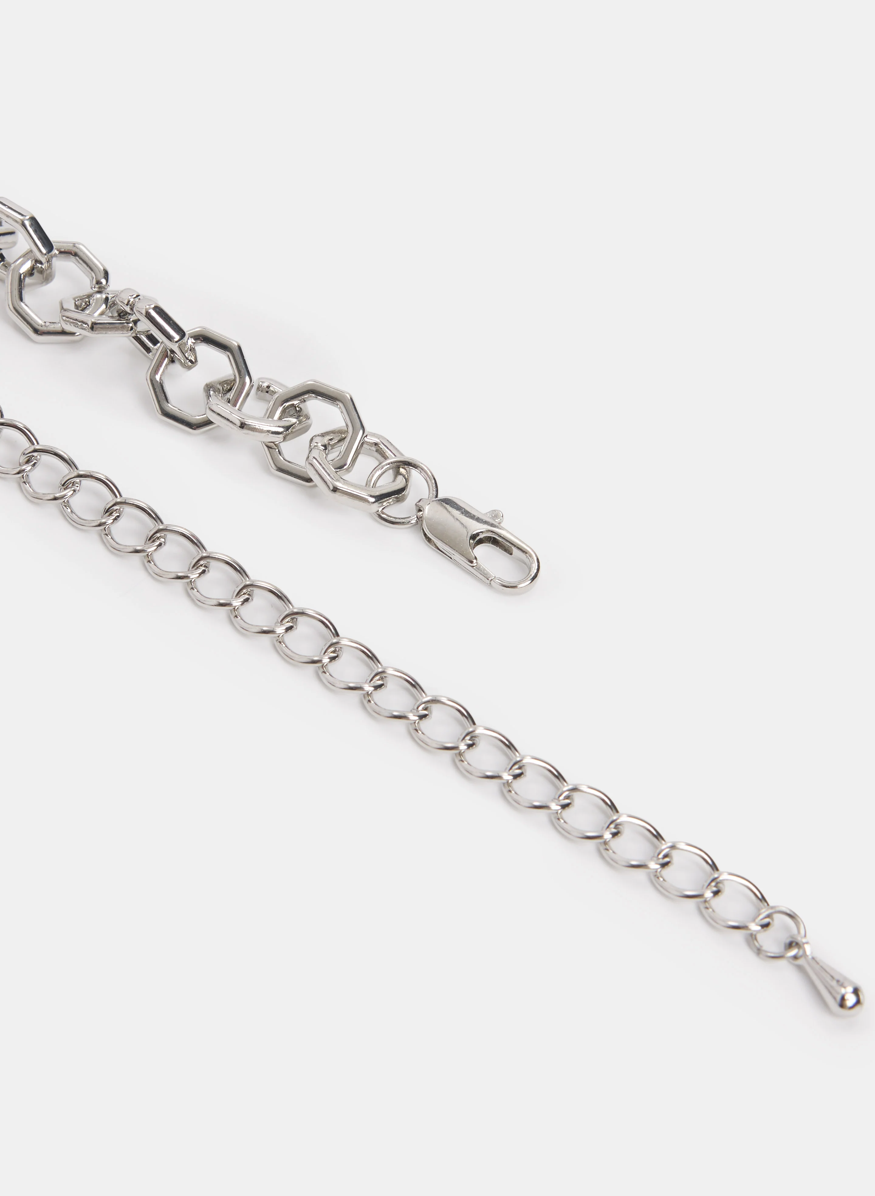 Octagonal Link Necklace - Image 2