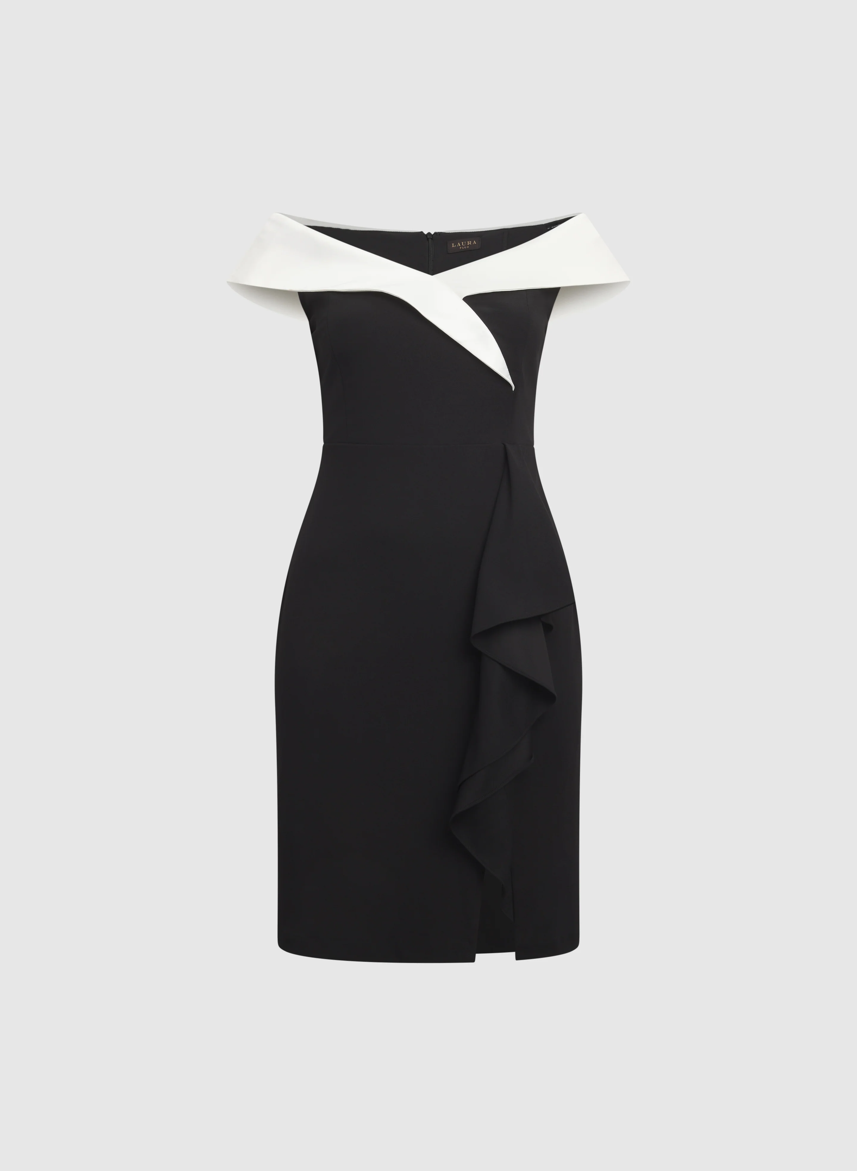 Off-The-Shoulder Fitted Dress - Image 5