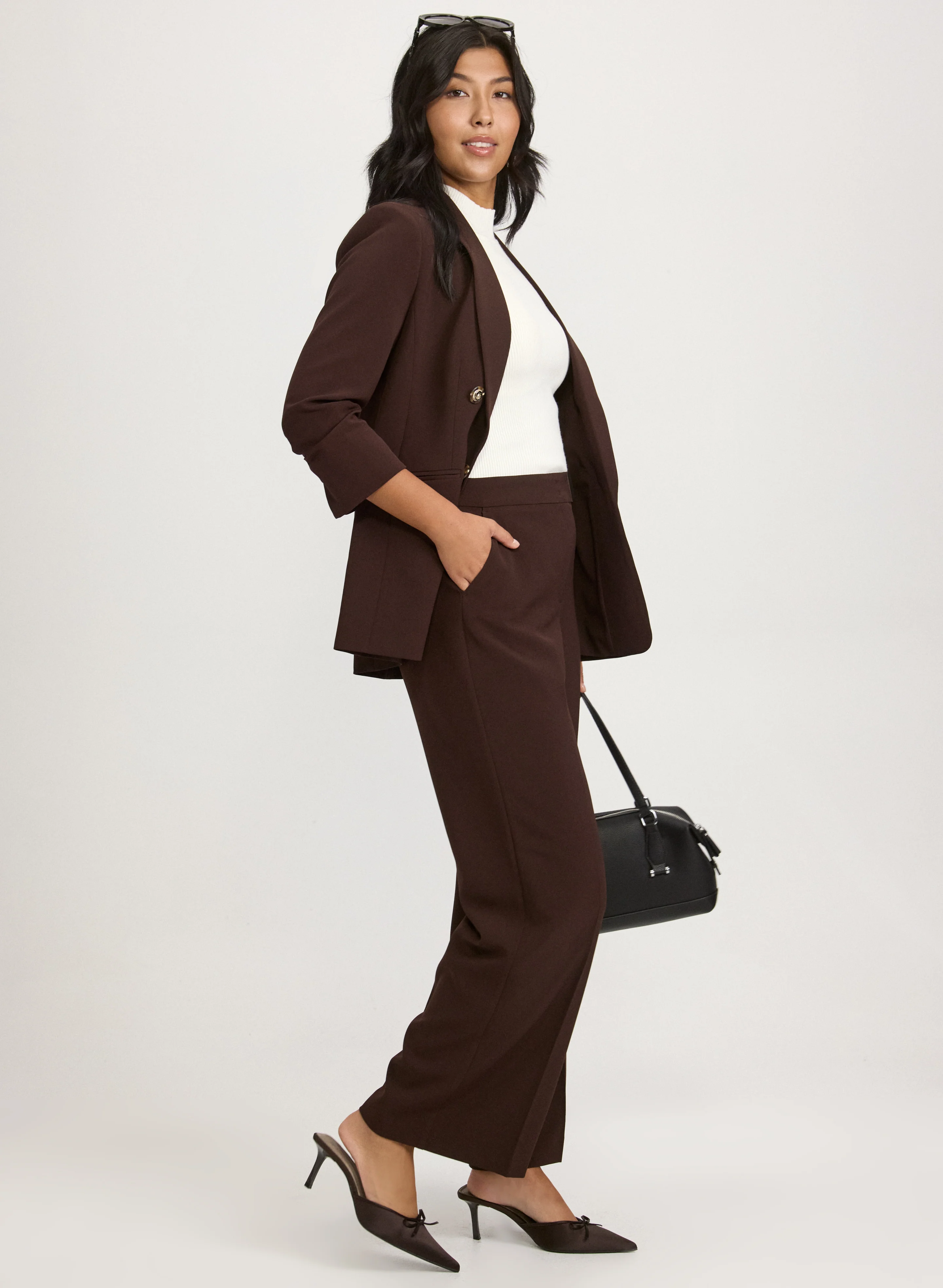 Olivia Bar Trim Wide-Leg Pants - Image 3