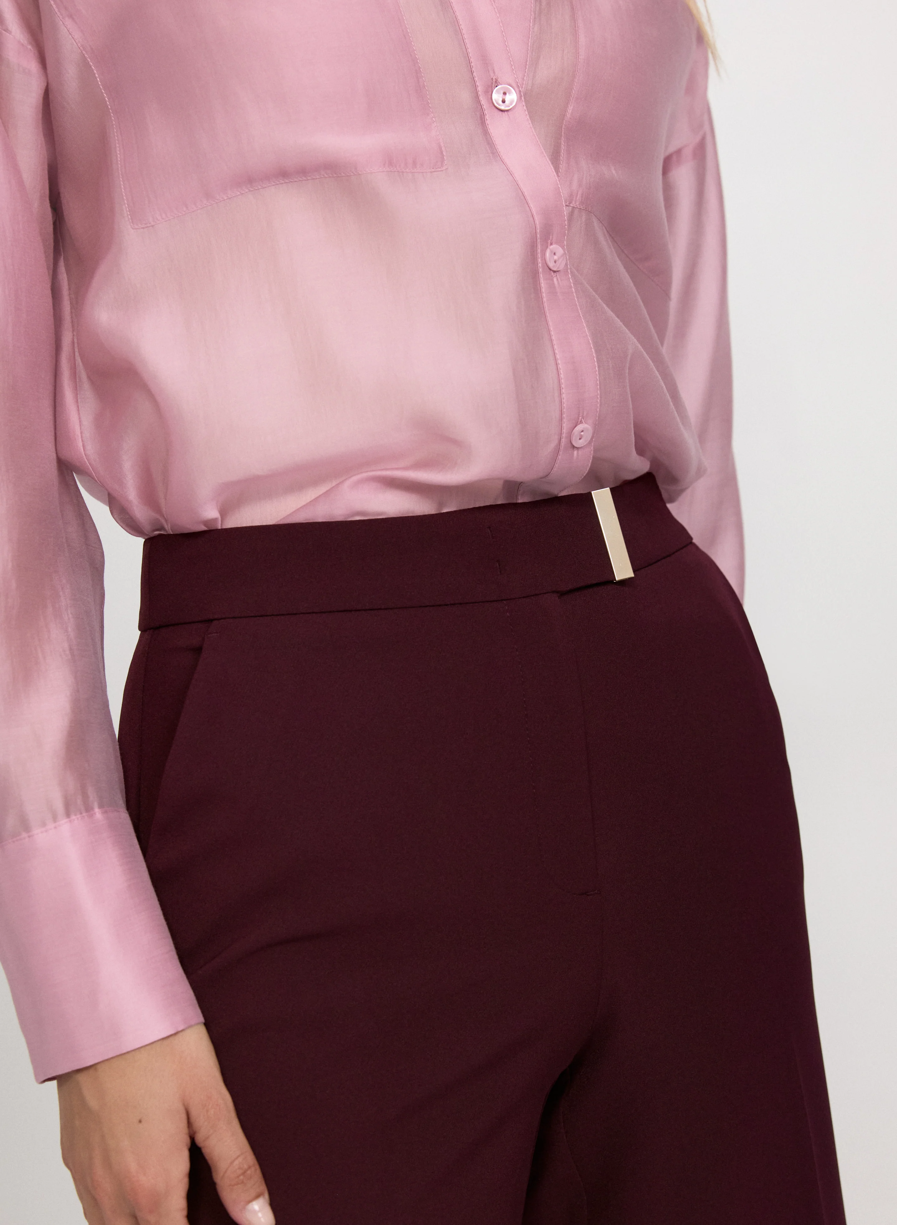 Olivia Bar Trim Wide-Leg Pants - Image 5