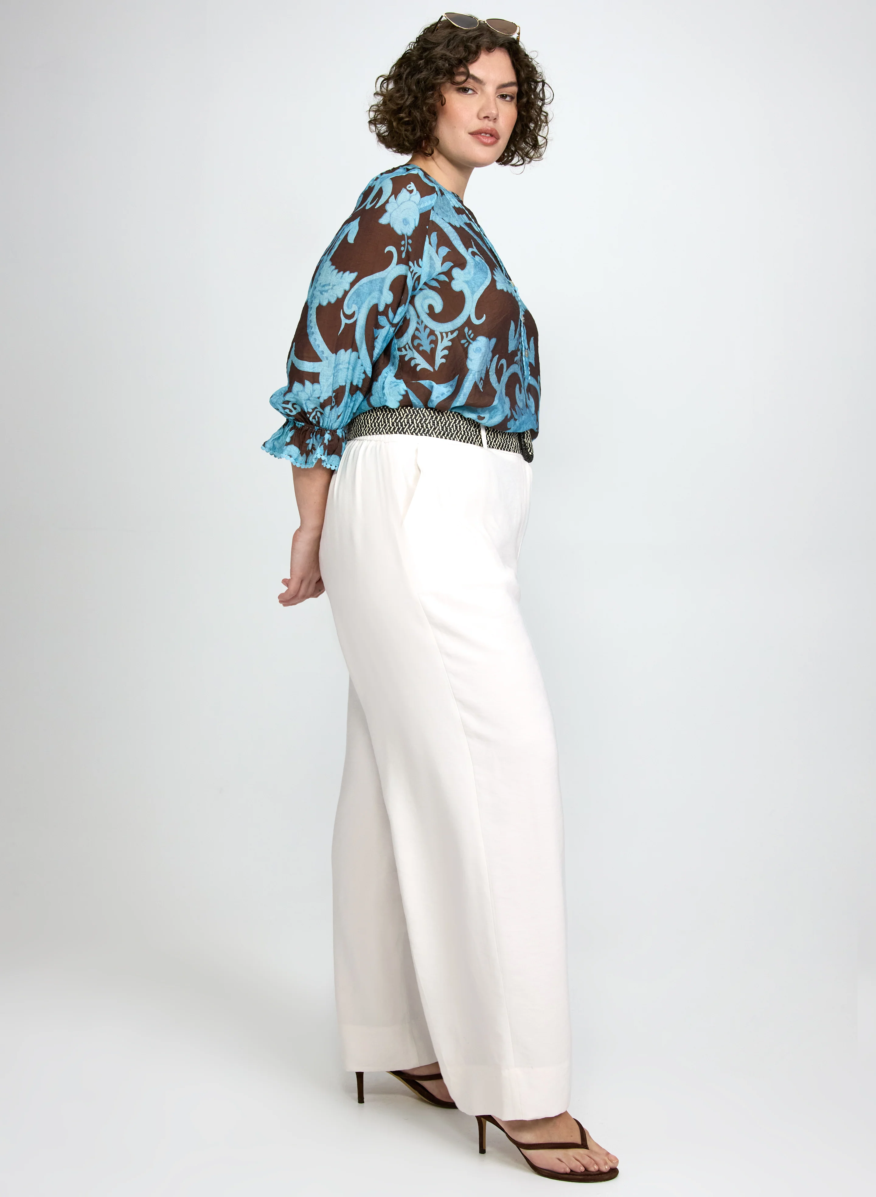 Olivia Belted Wide-Leg Pants - Image 7