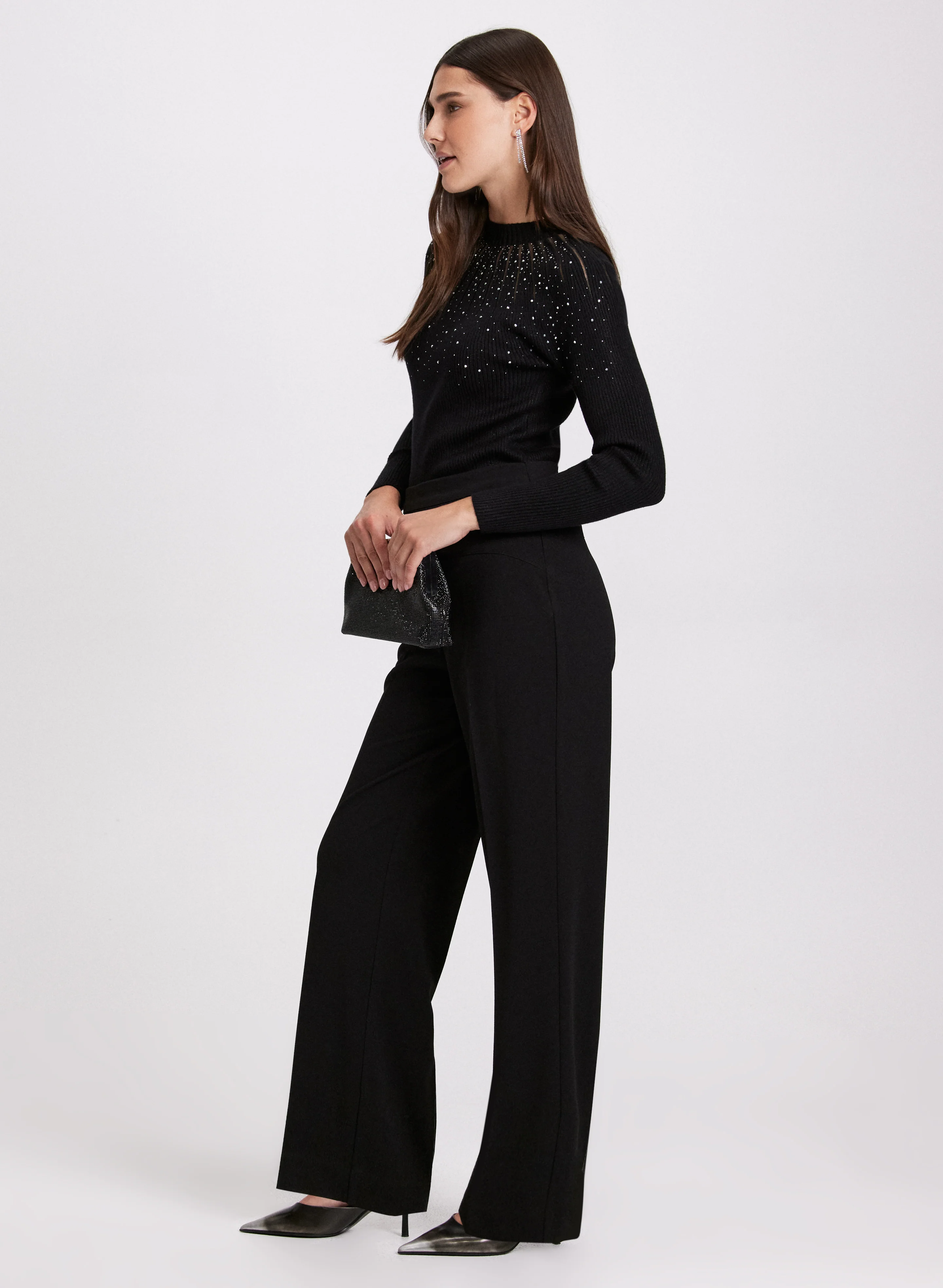 Olivia Knit Wide-Leg Pants - Image 4