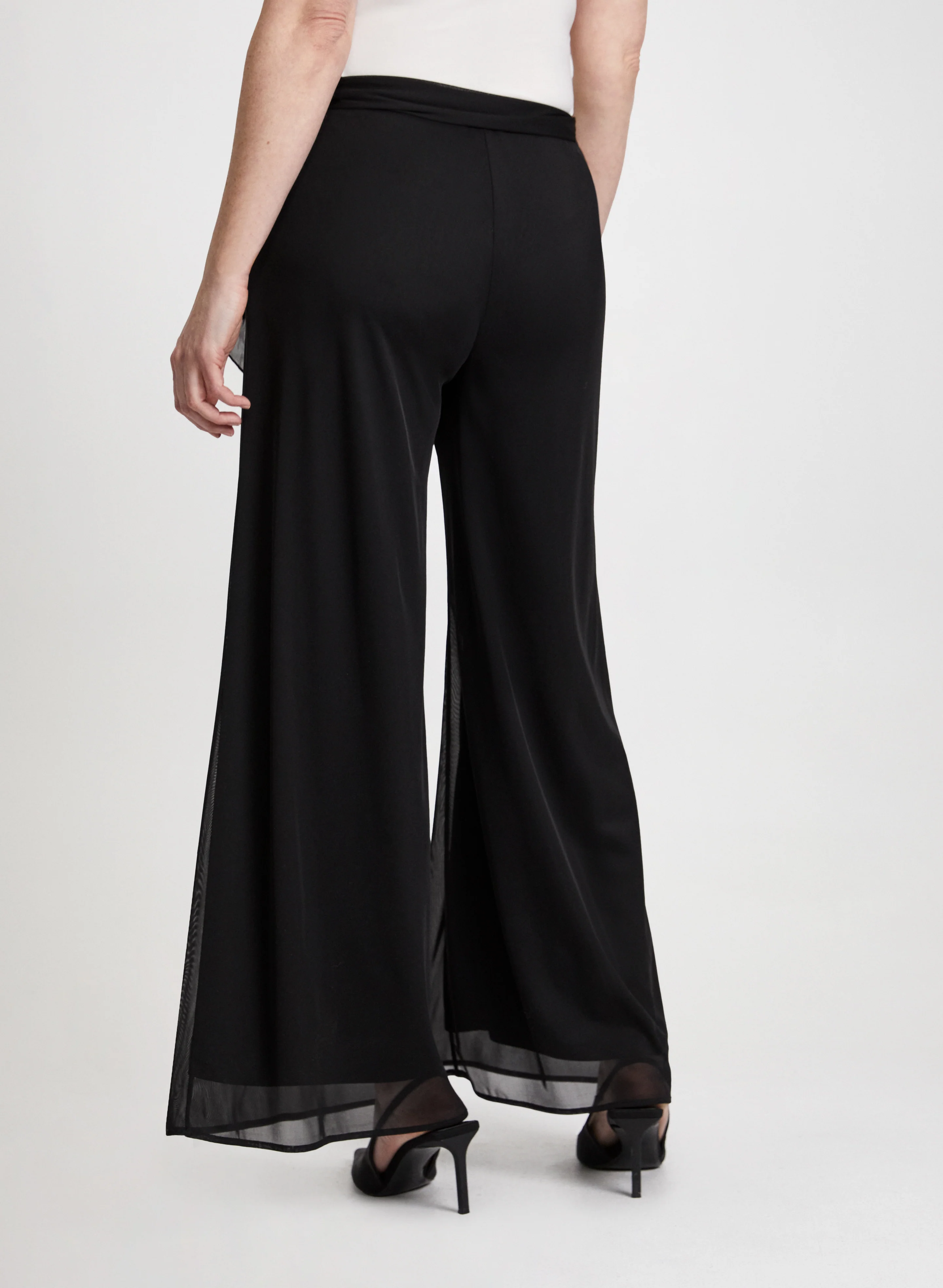 Olivia Mesh Wide-Leg Pants - Image 2