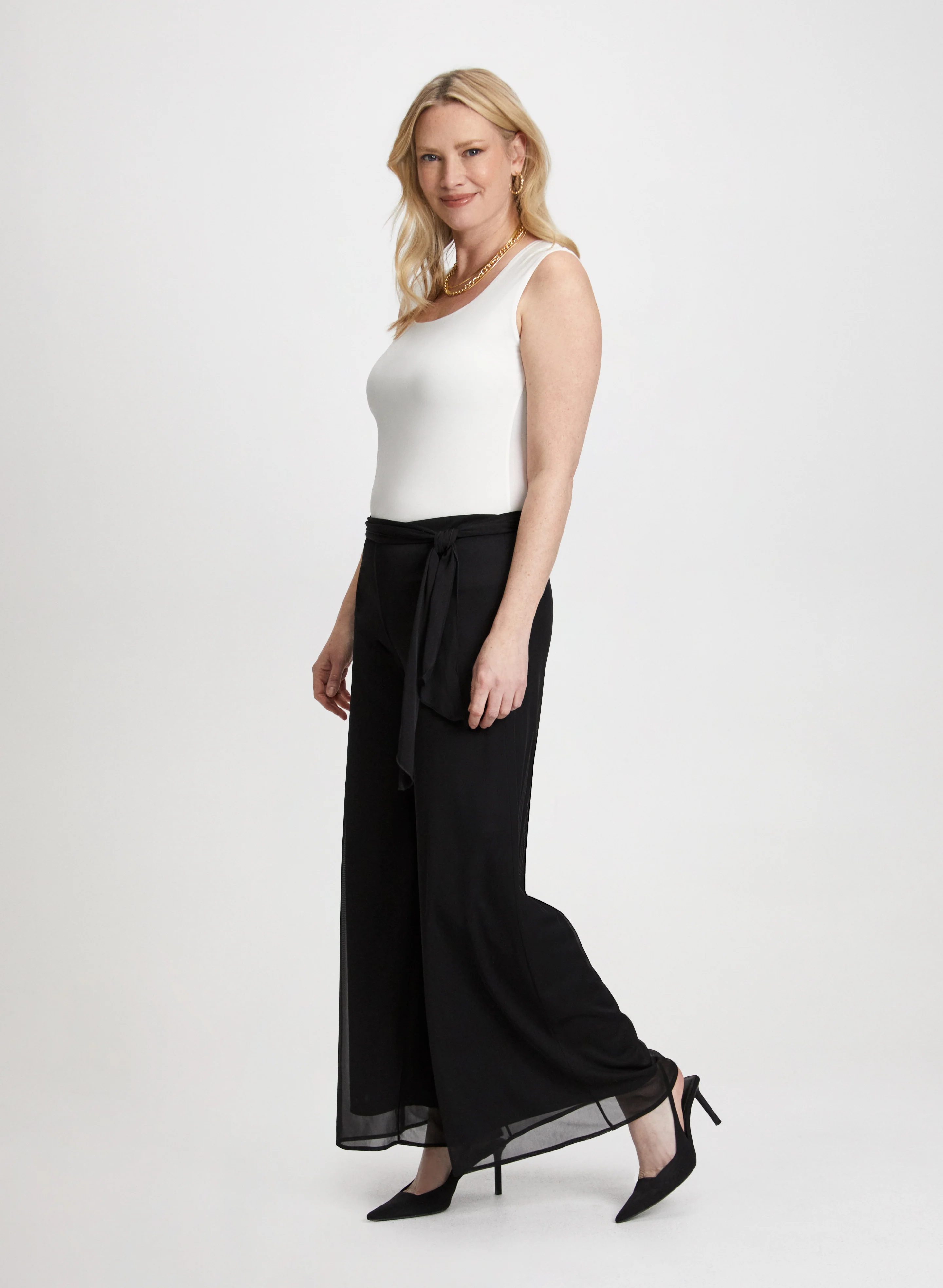 Olivia Mesh Wide-Leg Pants - Image 4