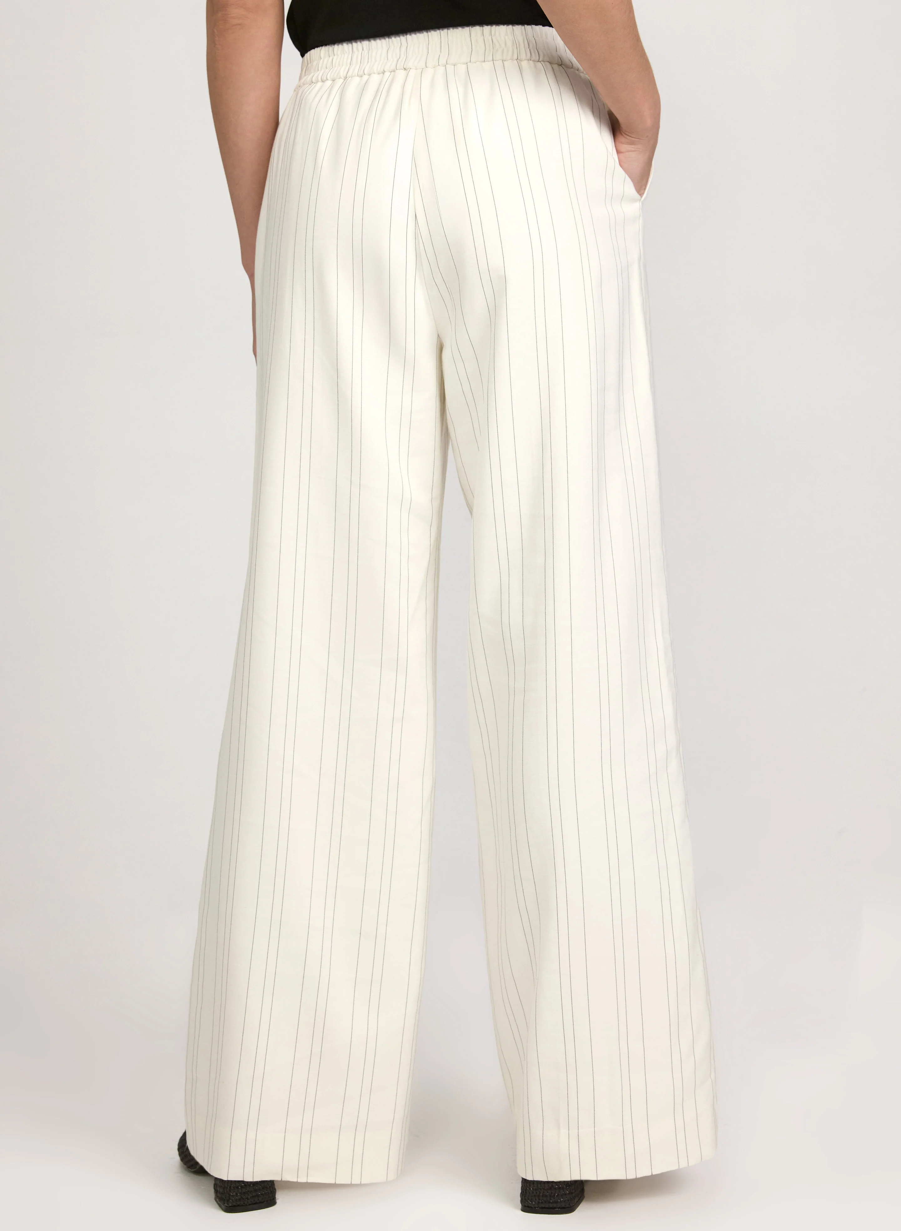 Olivia Pinstripe Pants - Image 2