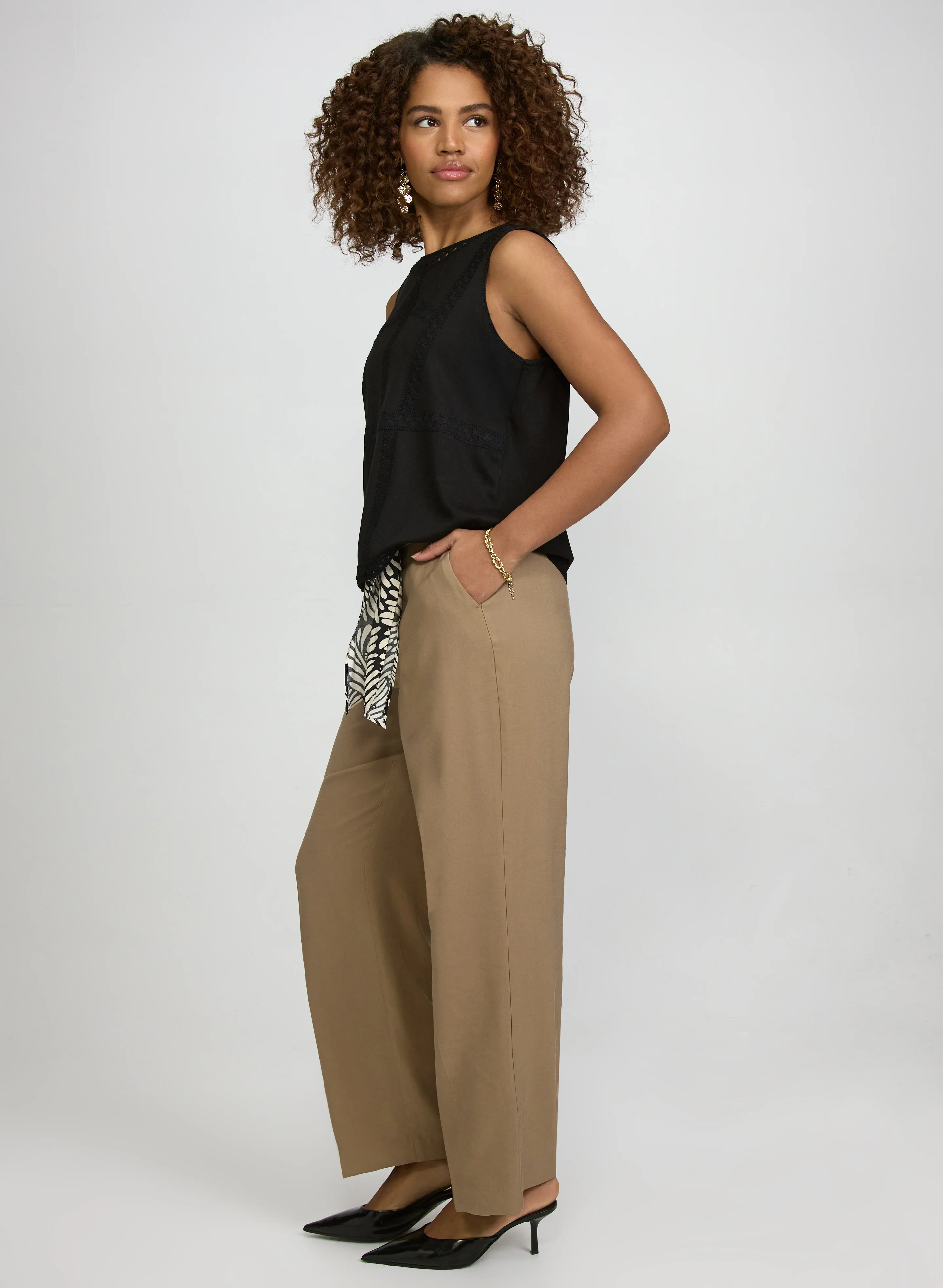Olivia Scarf-Tie Pants - Image 5