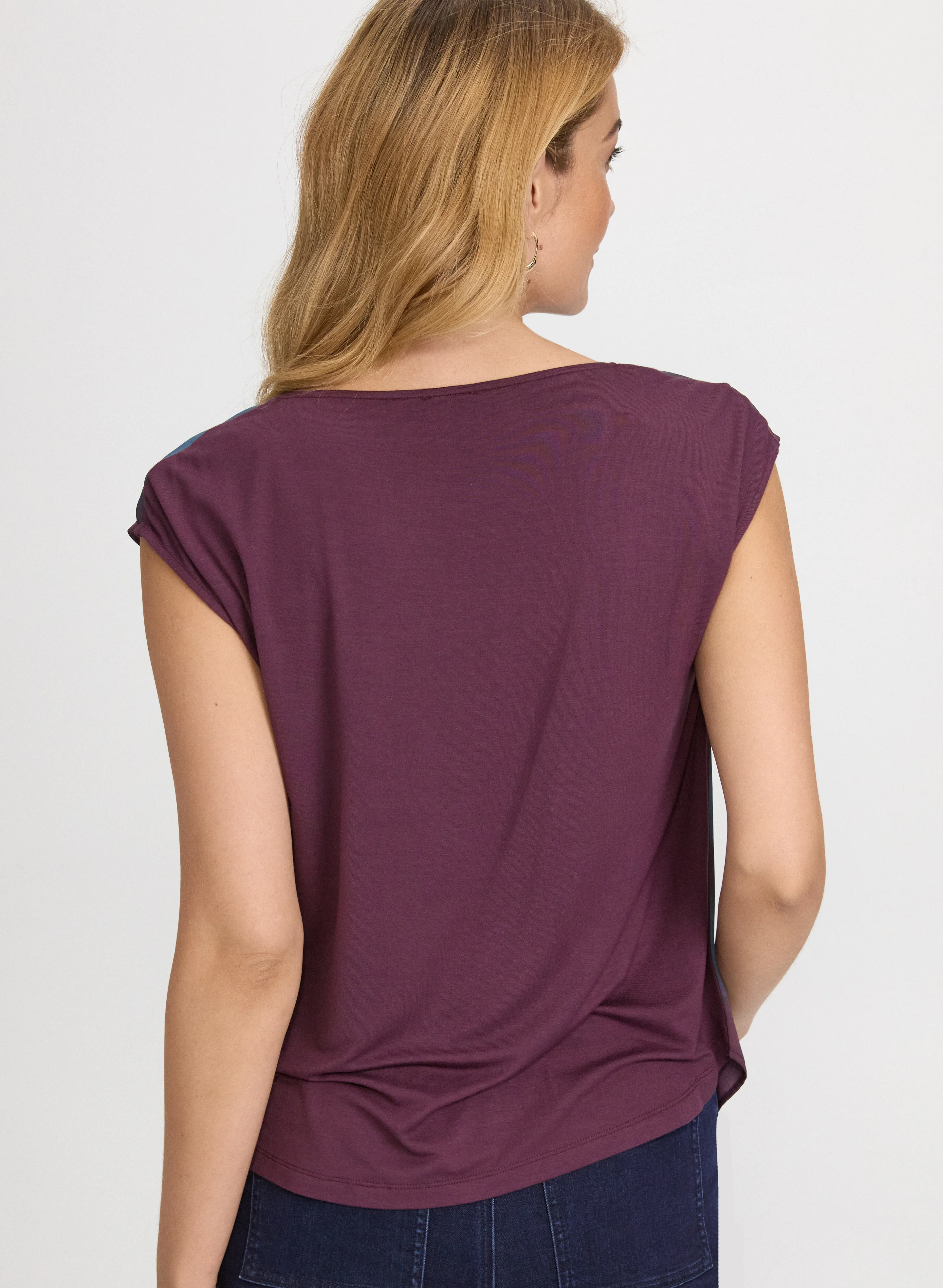 Ombre Satin Top - Image 2
