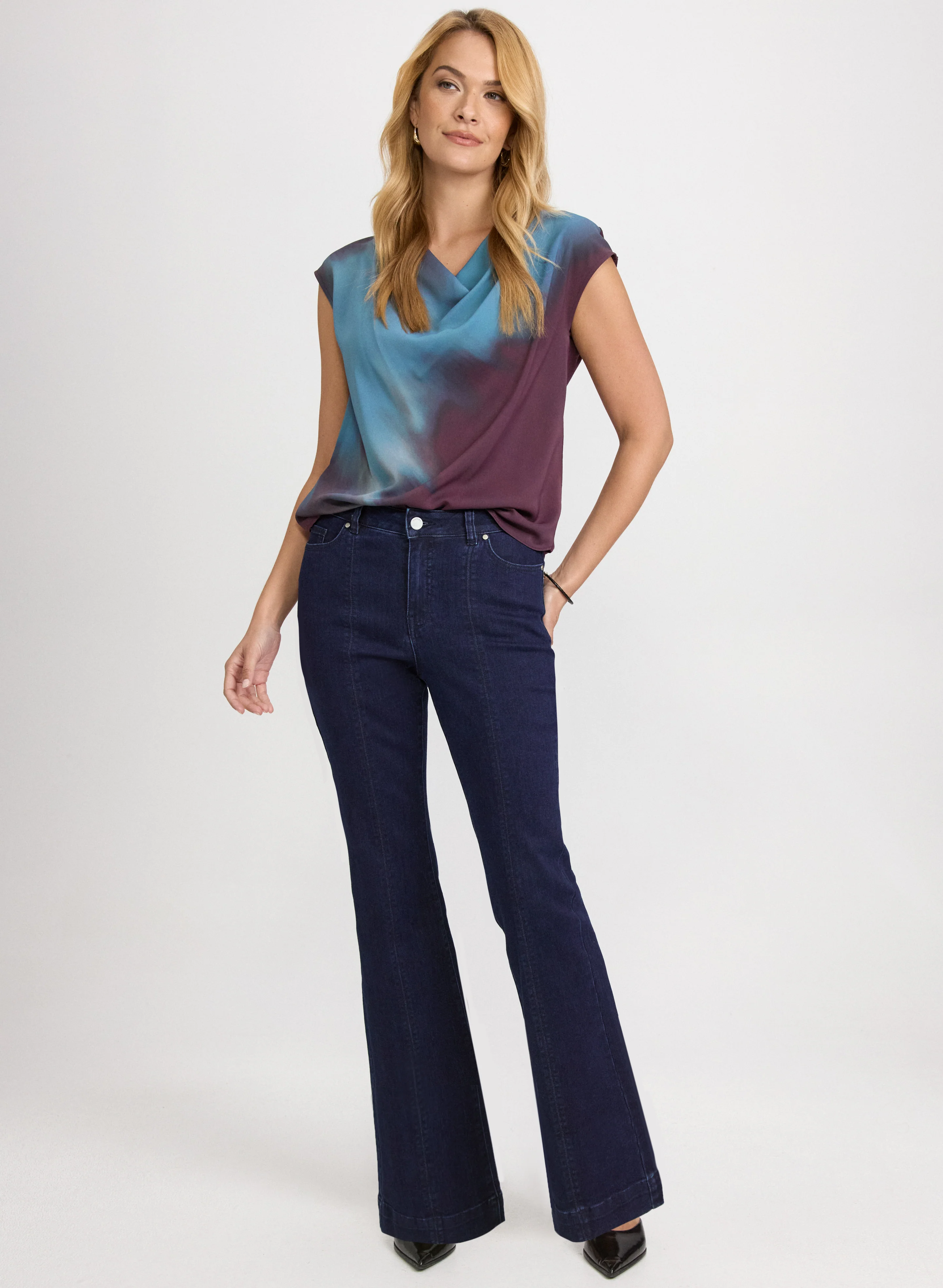Ombre Satin Top - Image 3