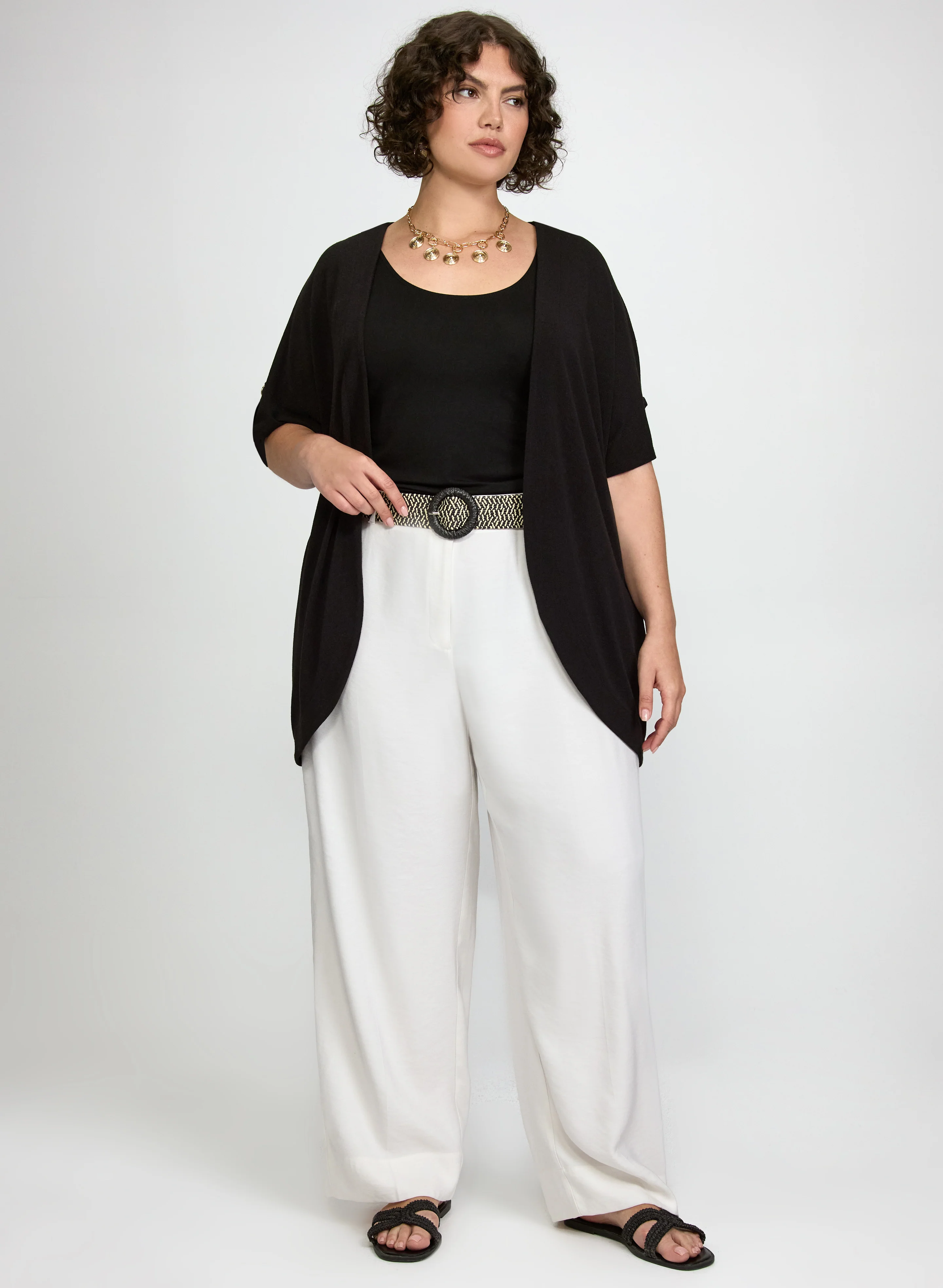 Open-Front Cardigan - Image 3