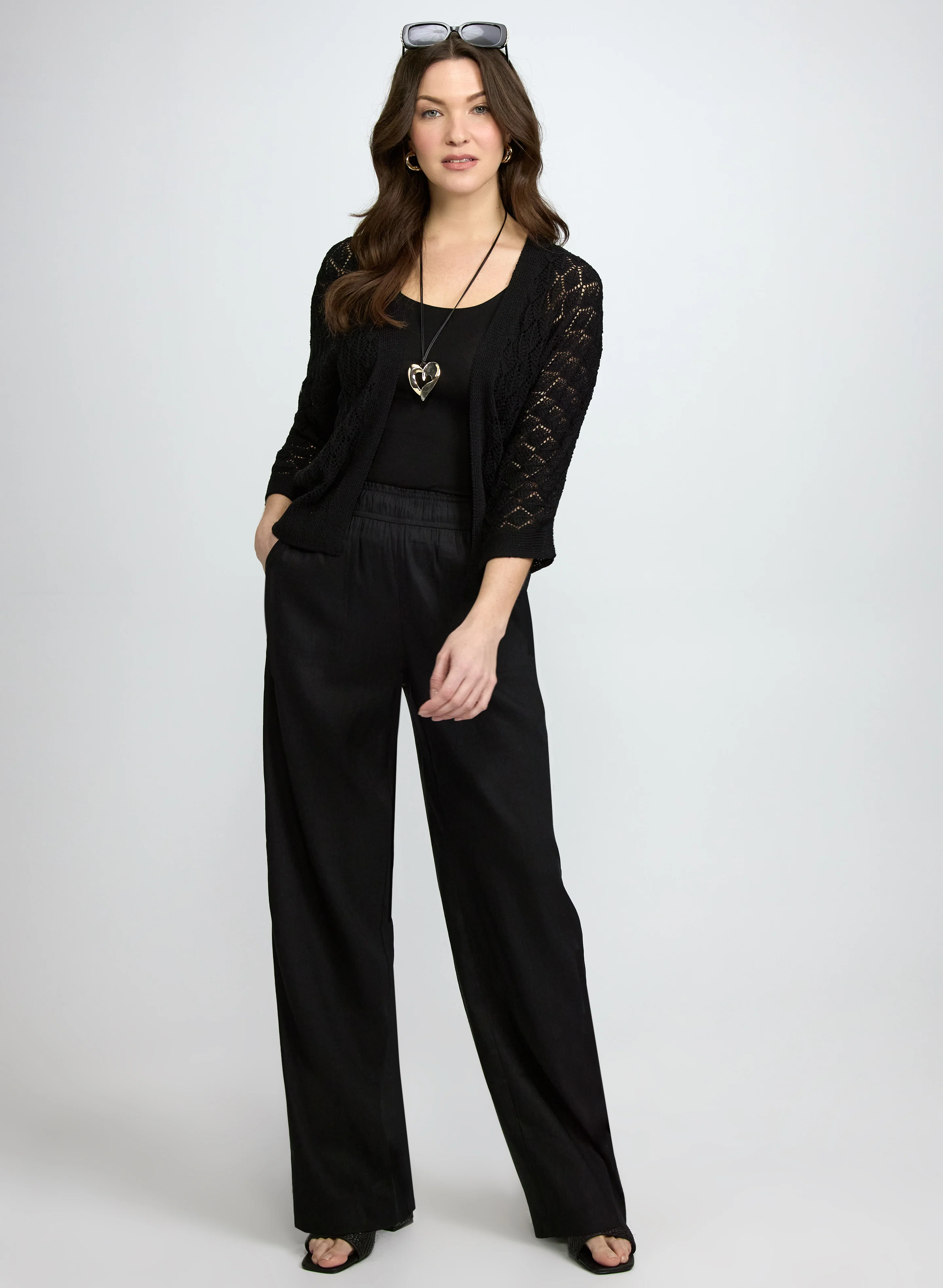 Open Knit Cardigan - Image 3