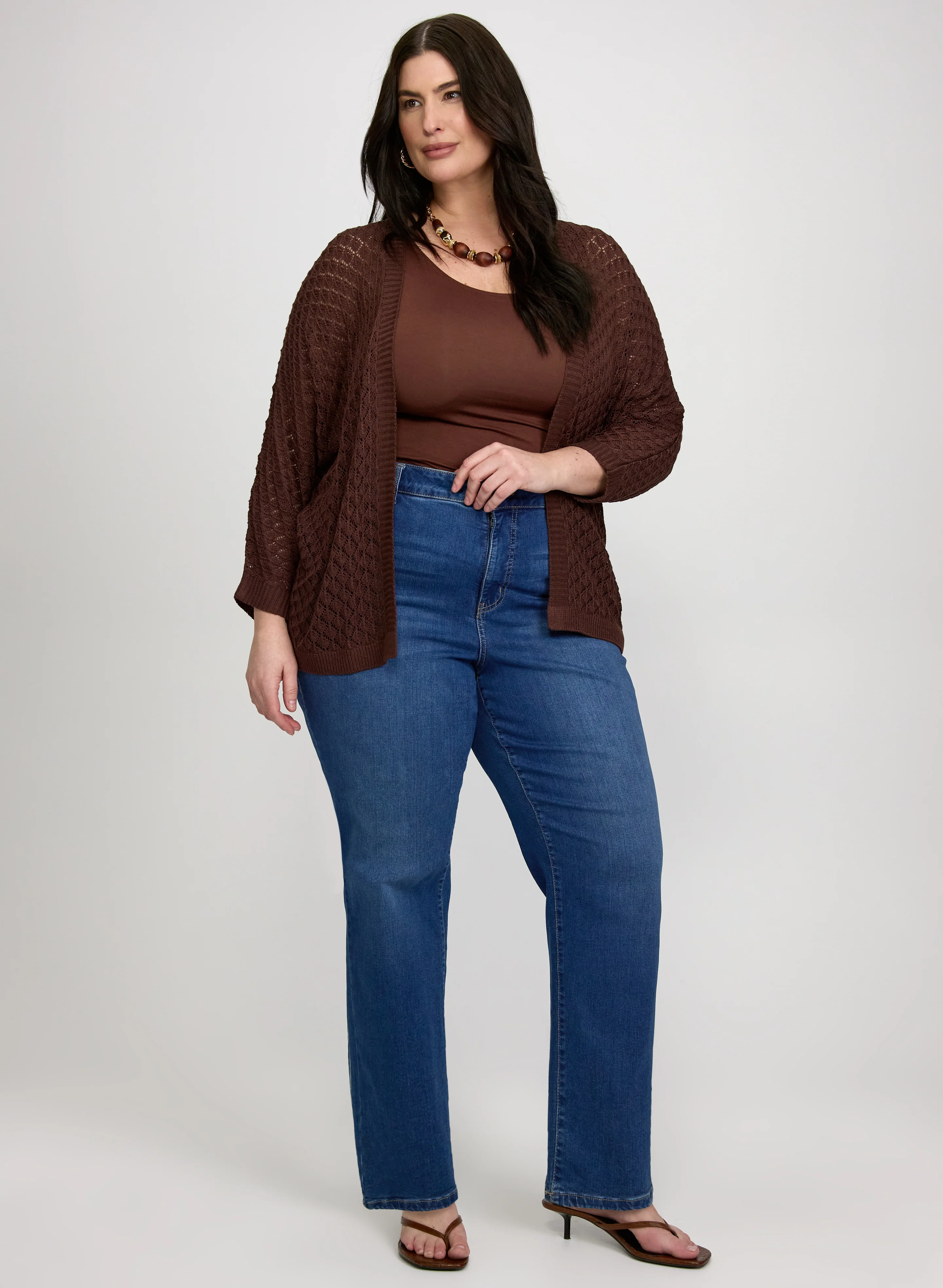 Open Knit Cardigan - Image 3