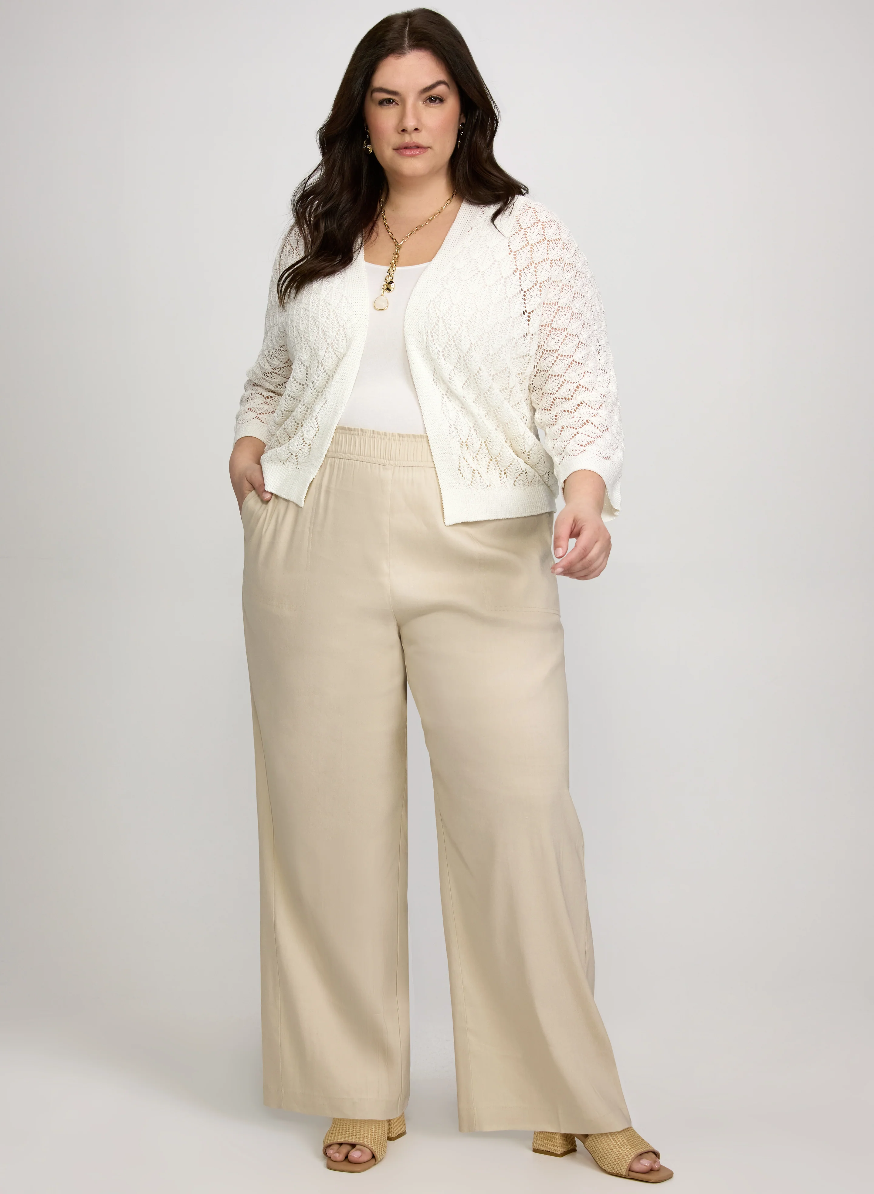 Open Knit Cardigan - Image 3