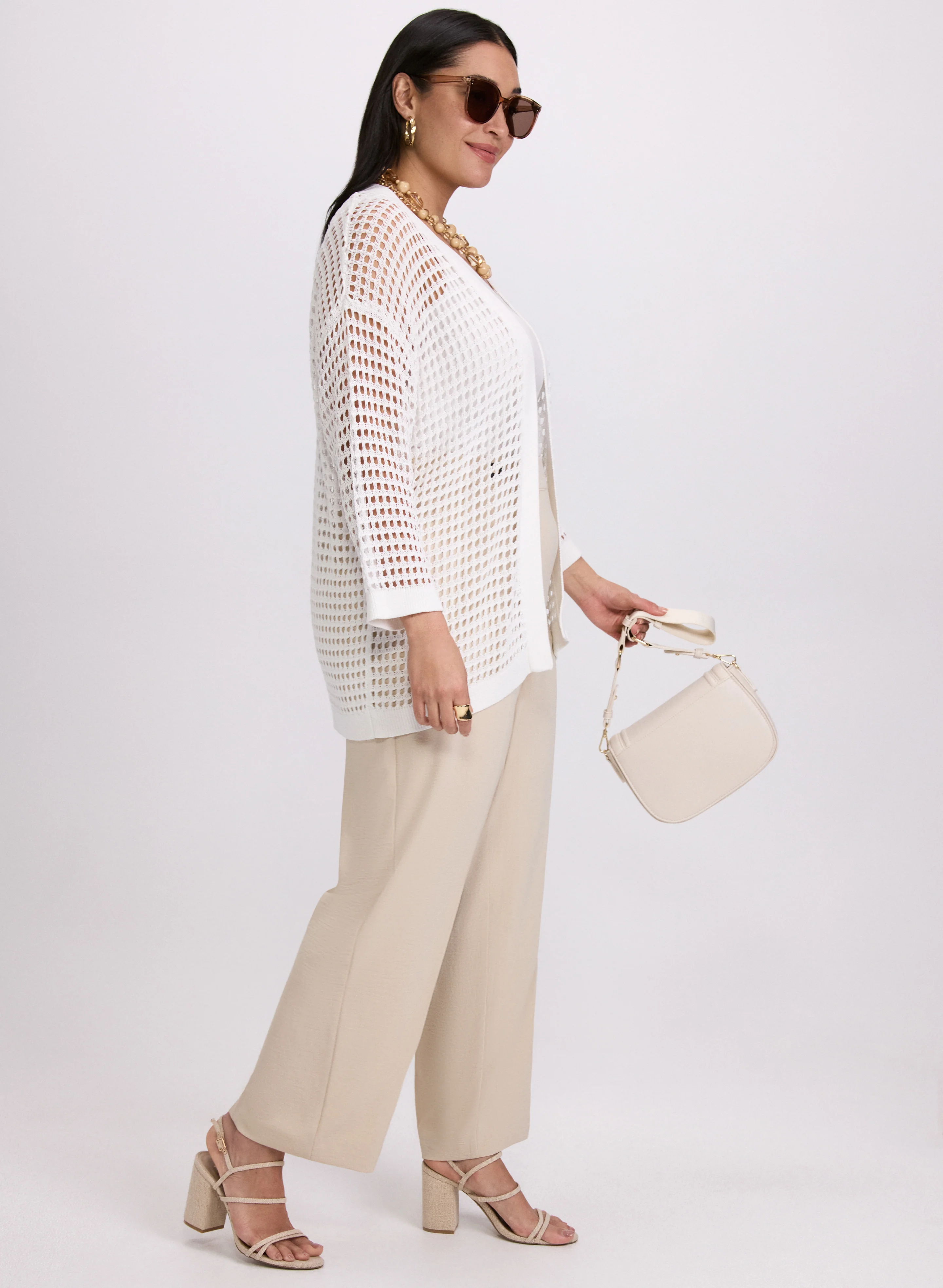 Open Knit Cardigan - Image 5