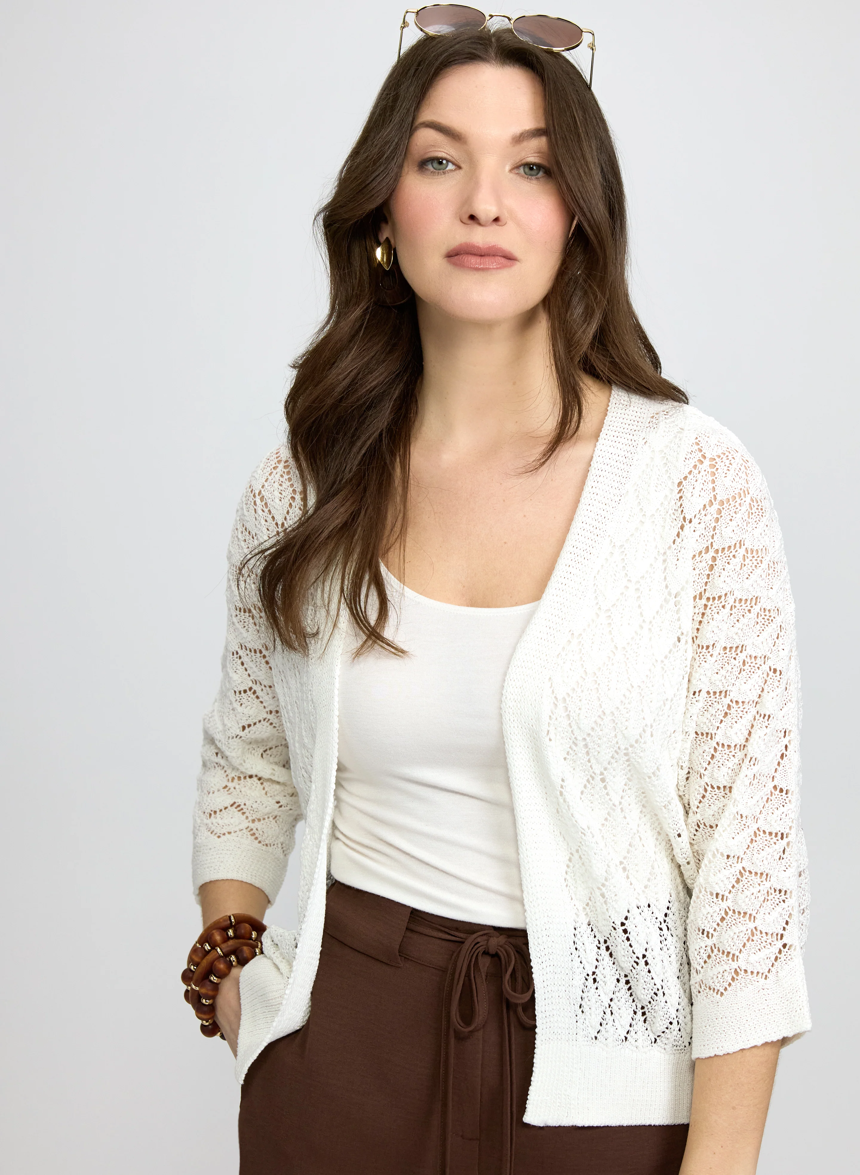 Open Knit Cardigan
