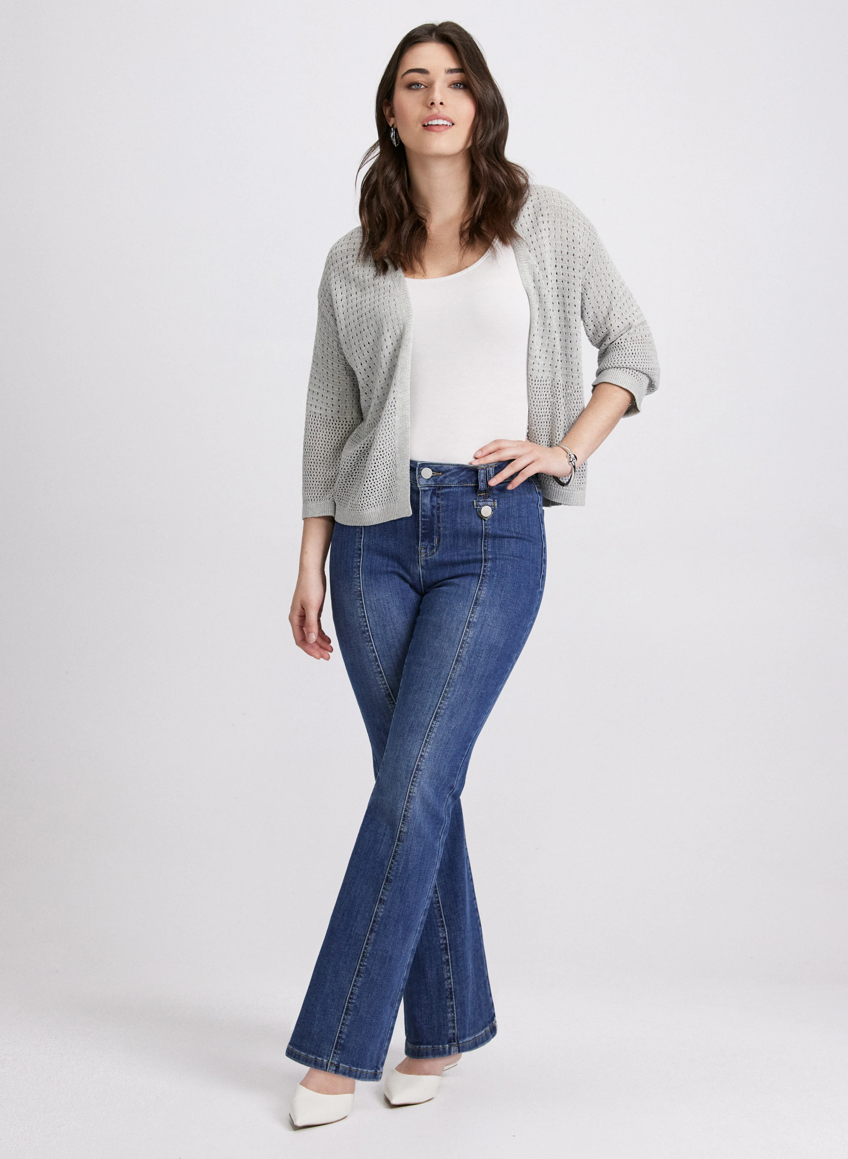 Open Knit Cardigan - Image 3