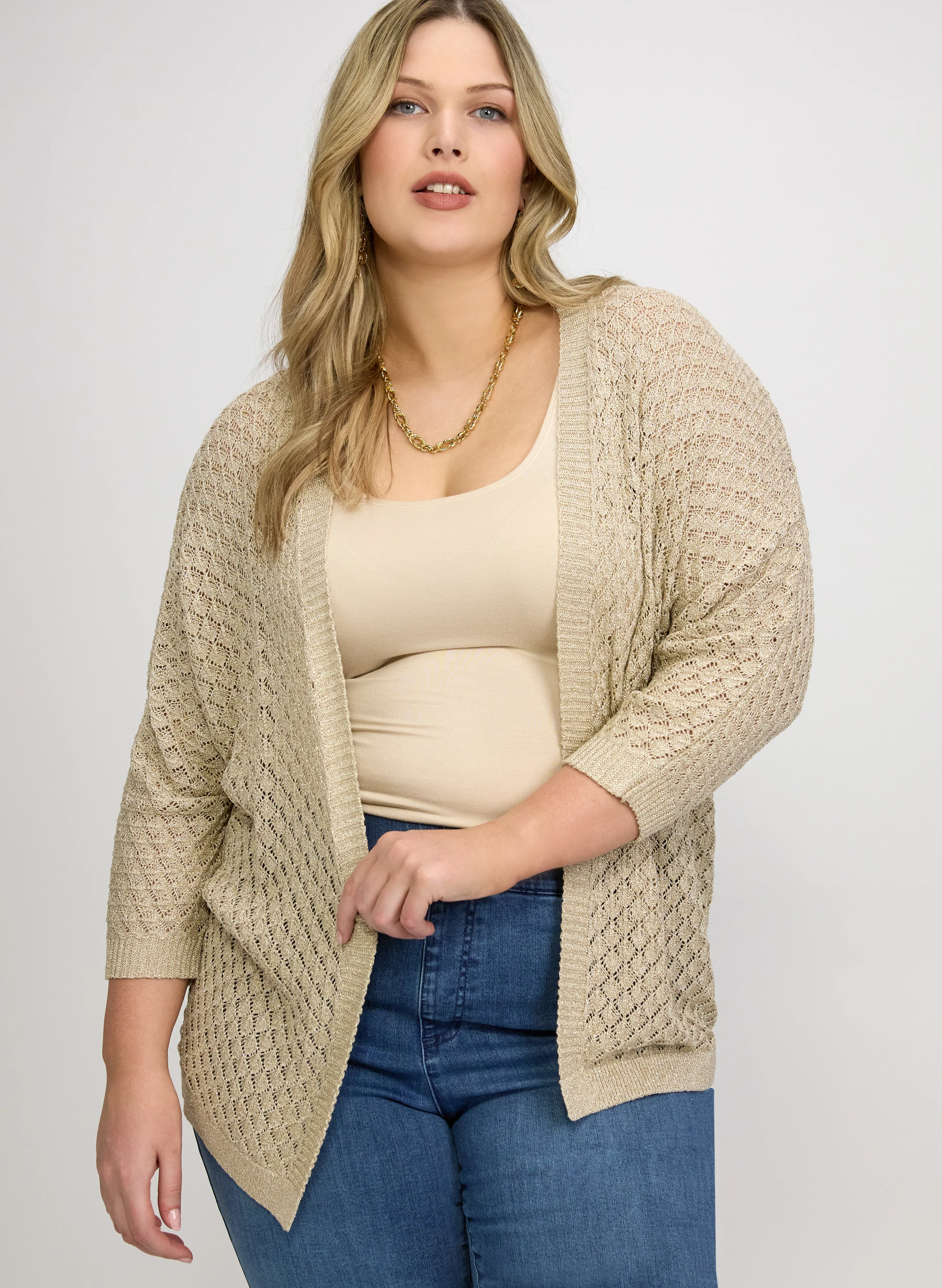 Open Knit Cardigan