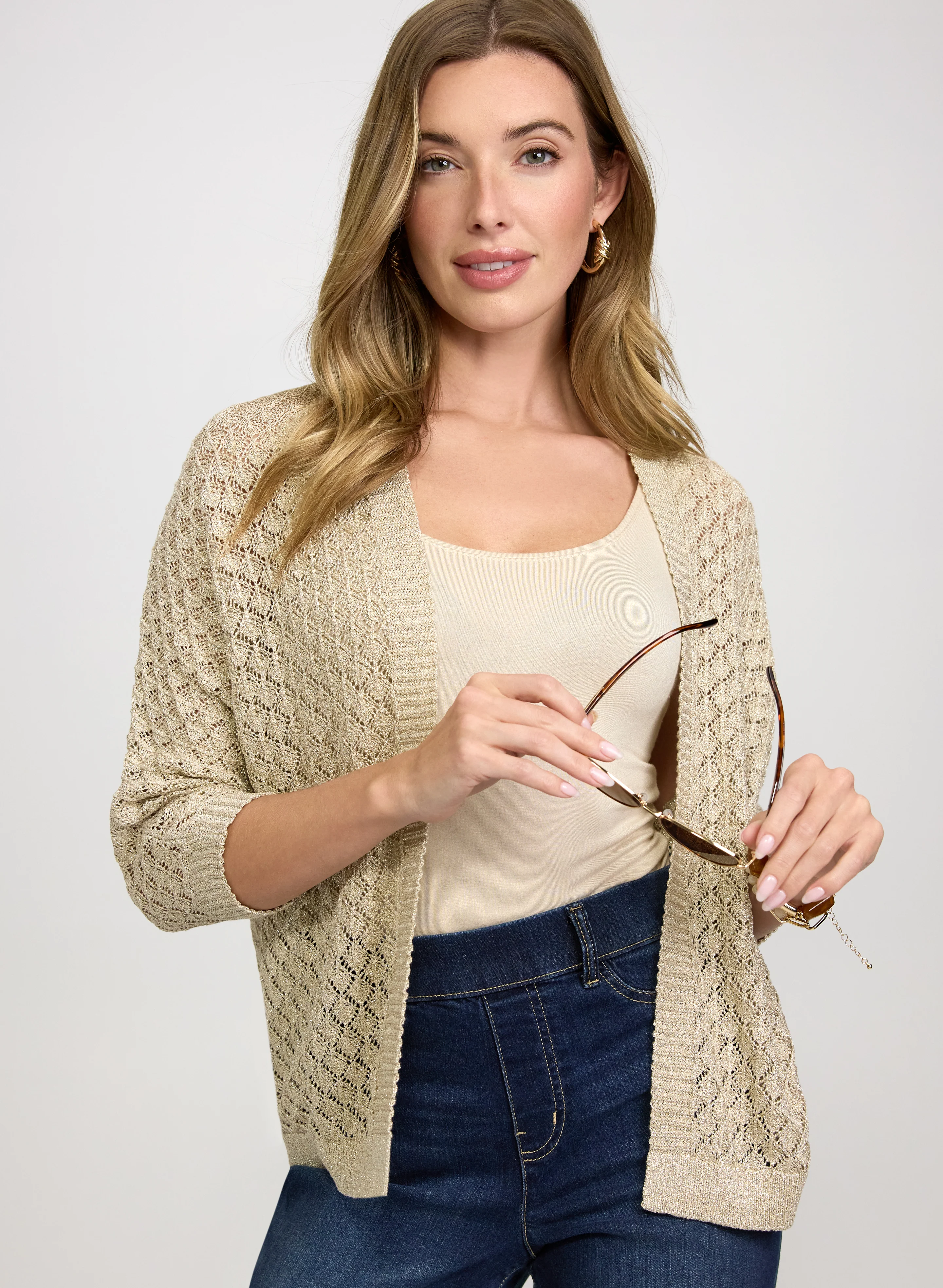 Open Knit Cardigan