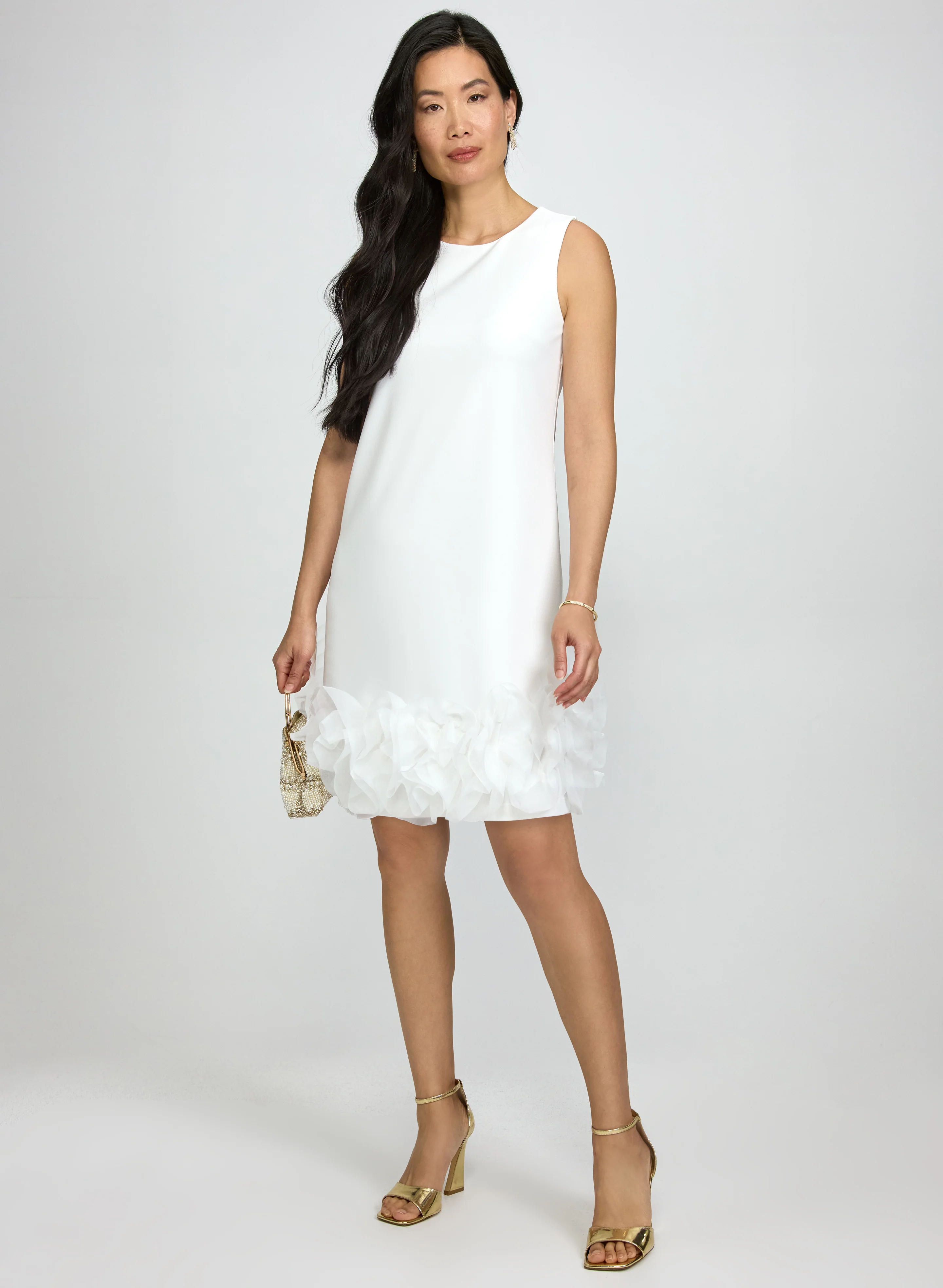 Organza Applique Dress