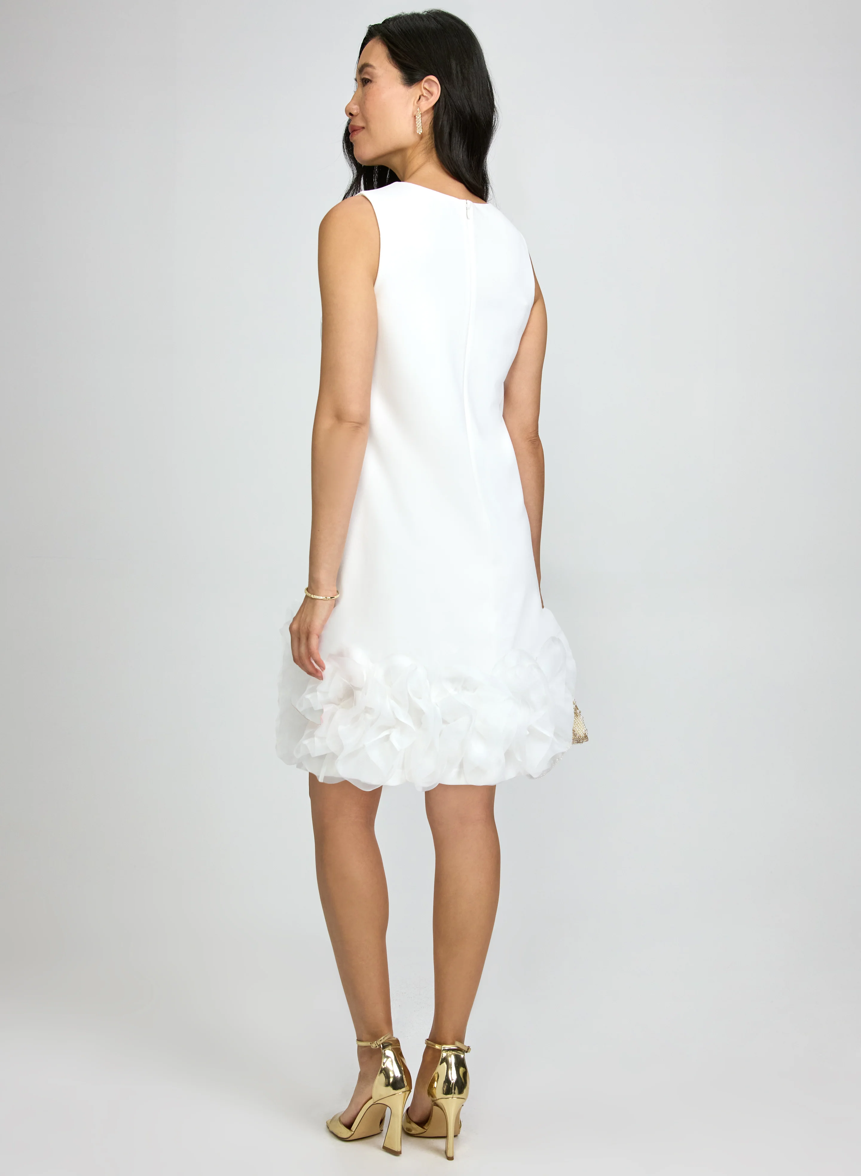 Organza Applique Dress - Image 3