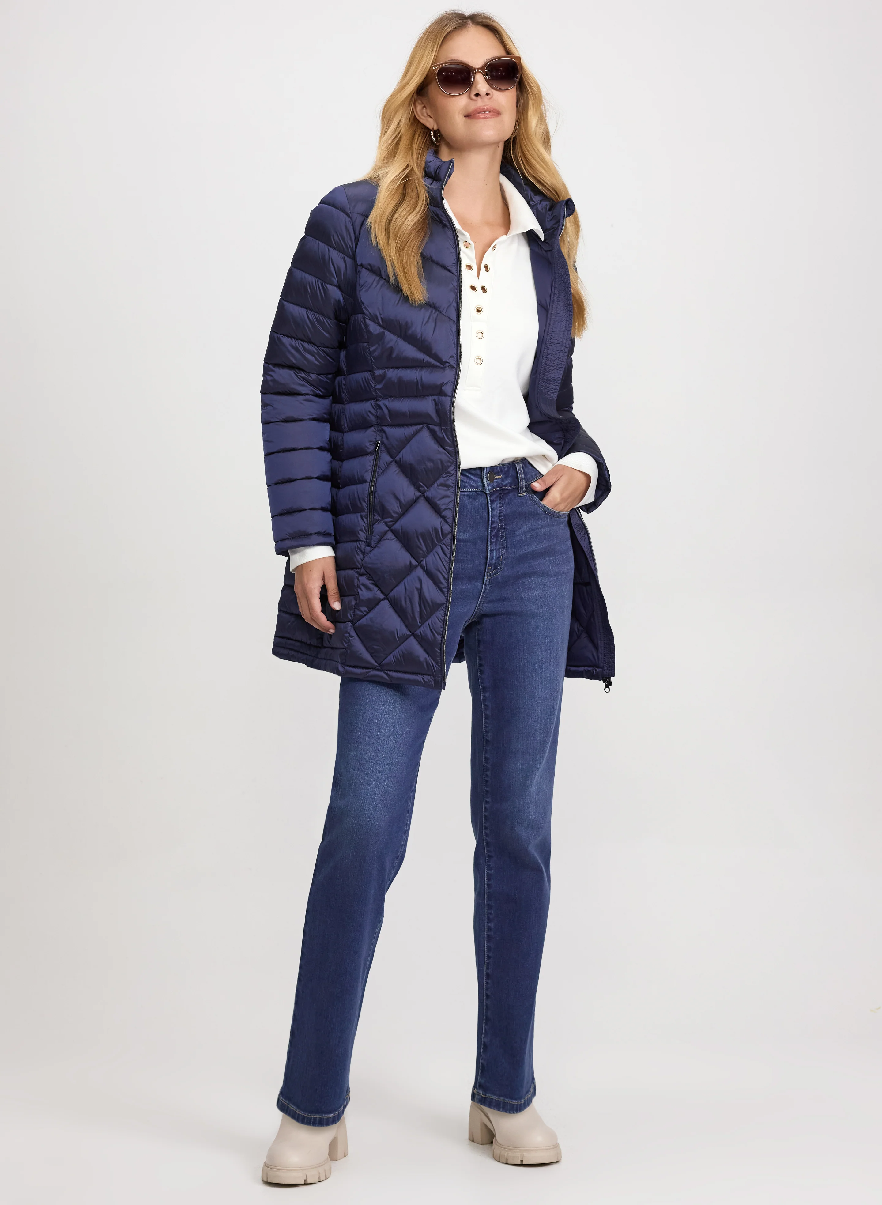 Packable Quilted Coat - Image 3