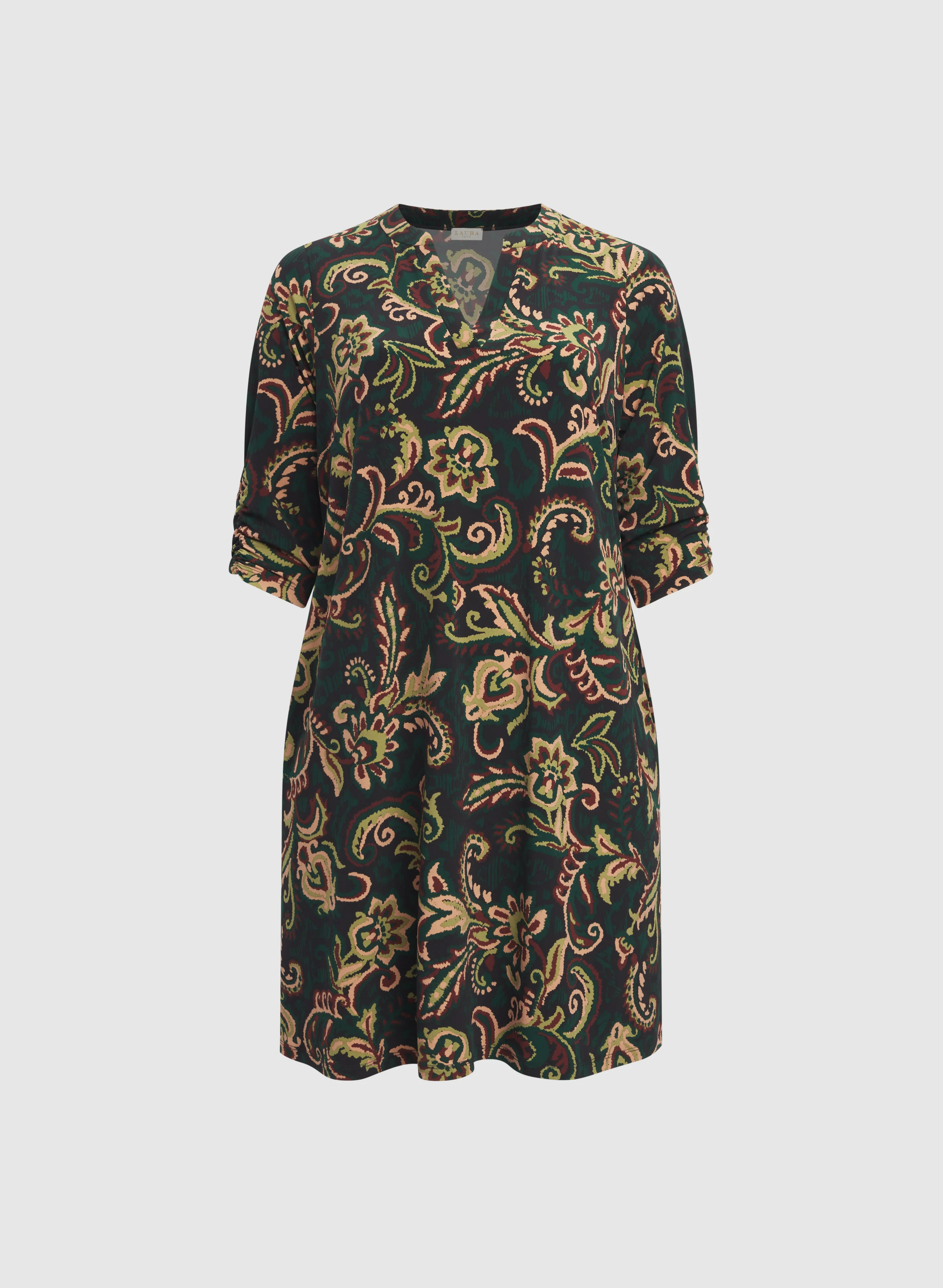 Paisley 3/4 Sleeve Dress - Image 7