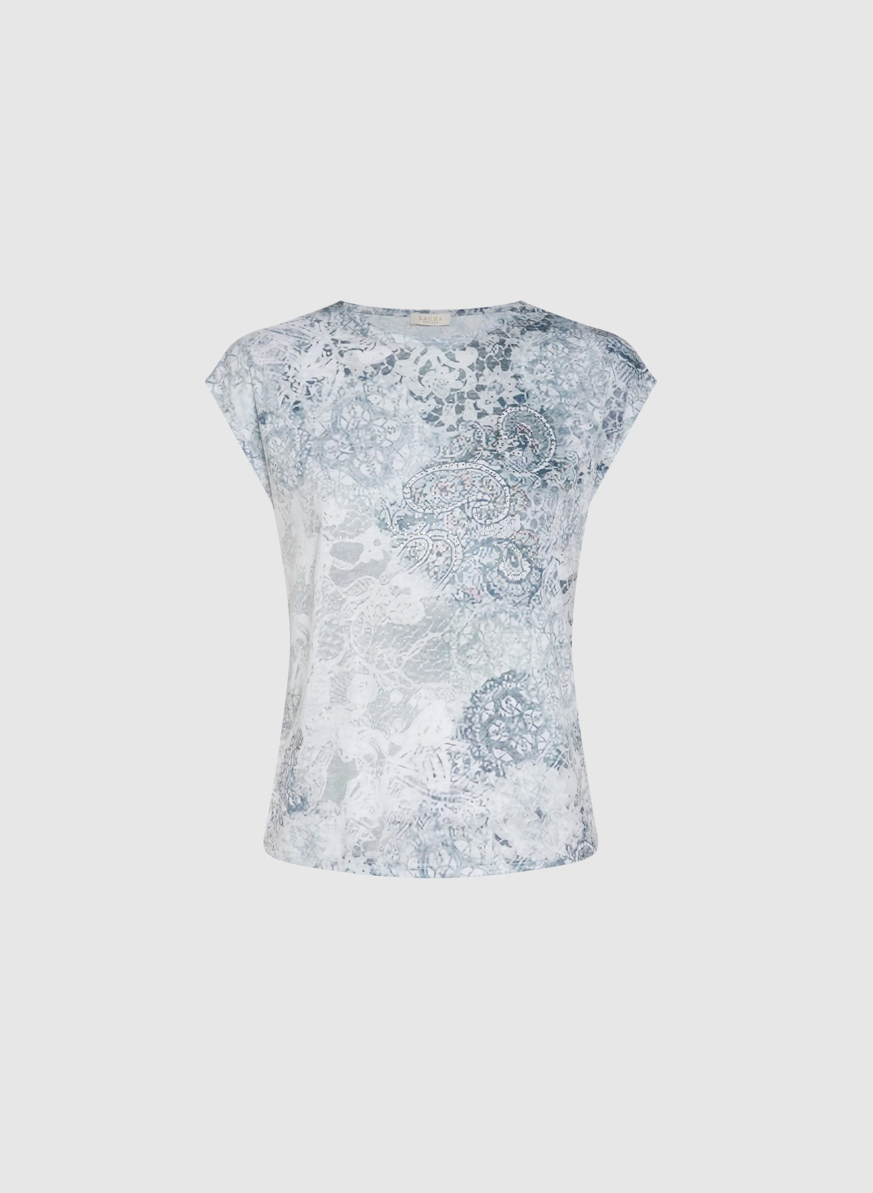 Paisley Burnout T-Shirt - Image 6