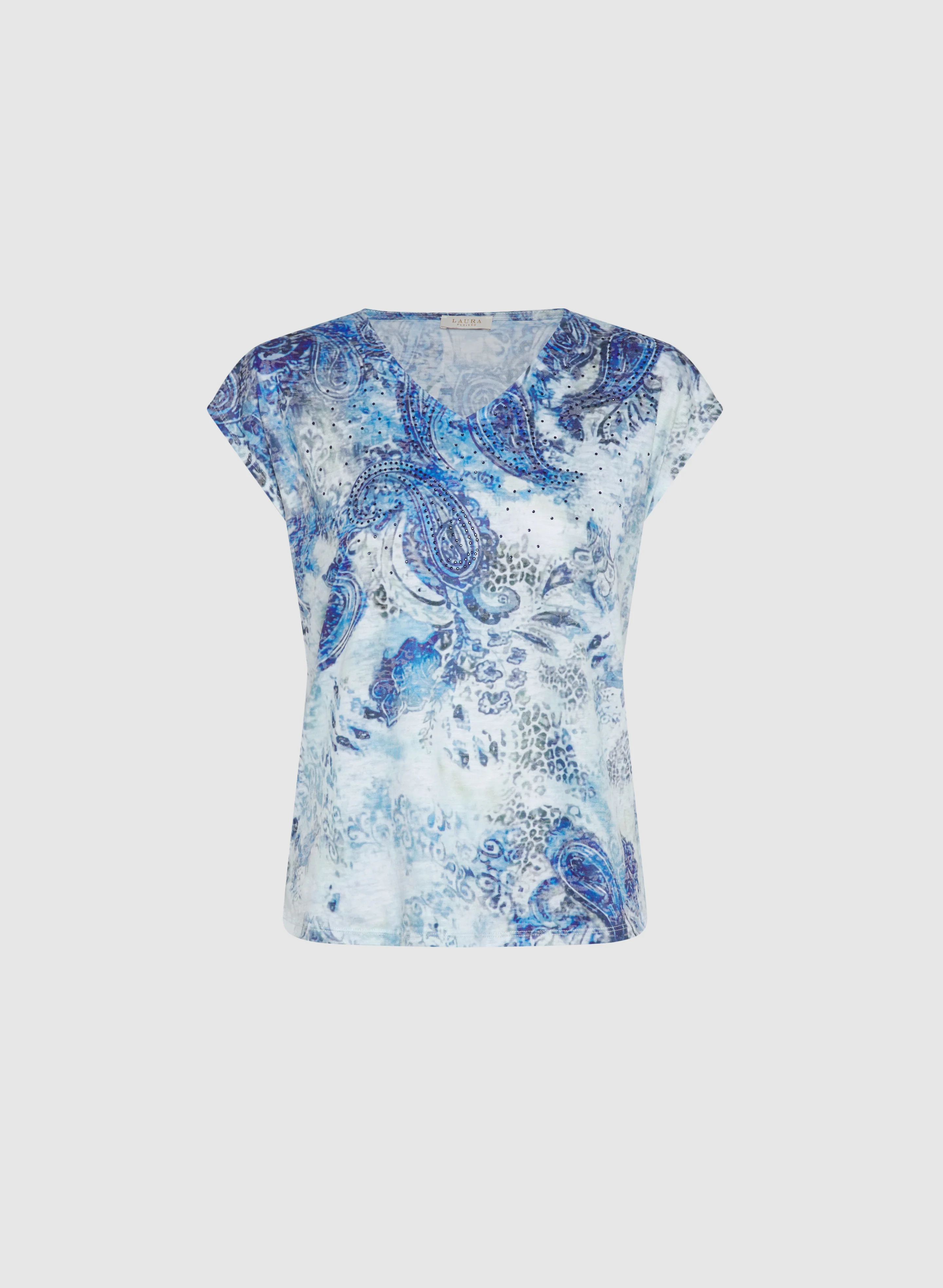 Paisley Burnout T-Shirt - Image 5