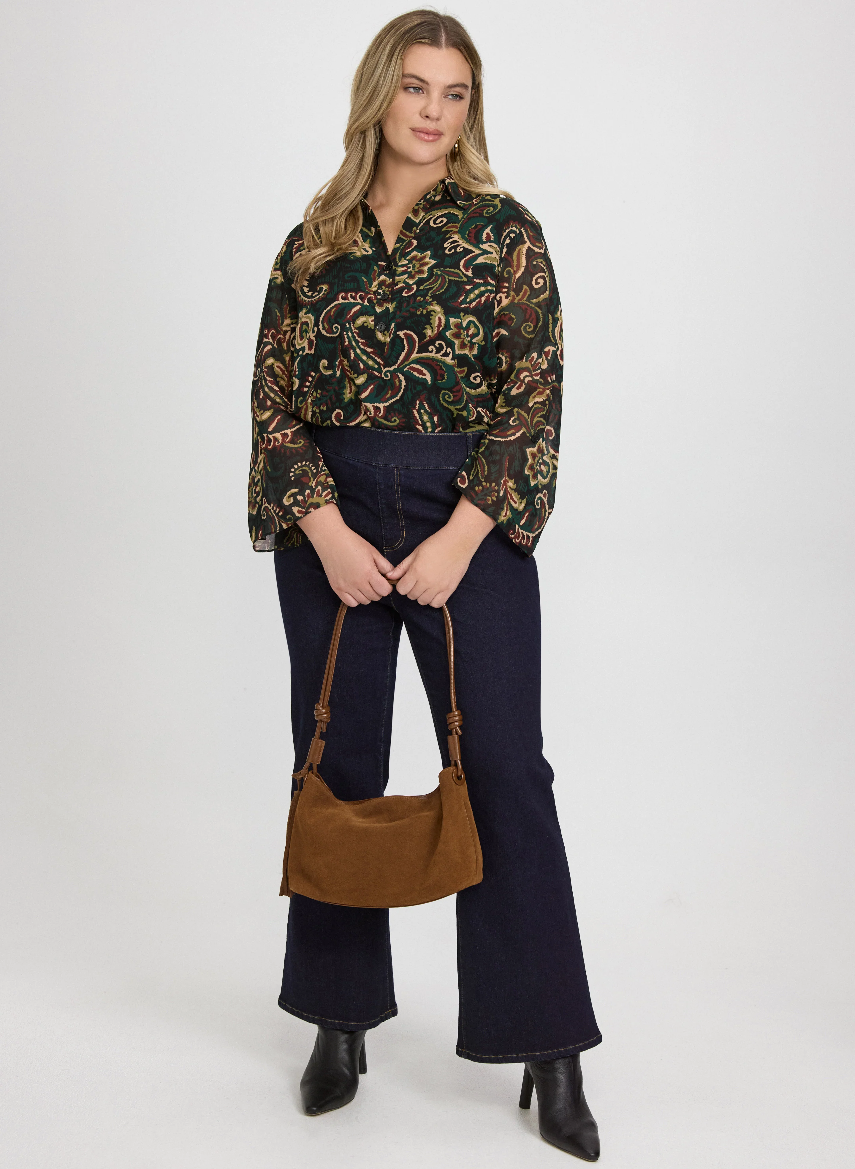 Paisley Chiffon Blouse - Image 4